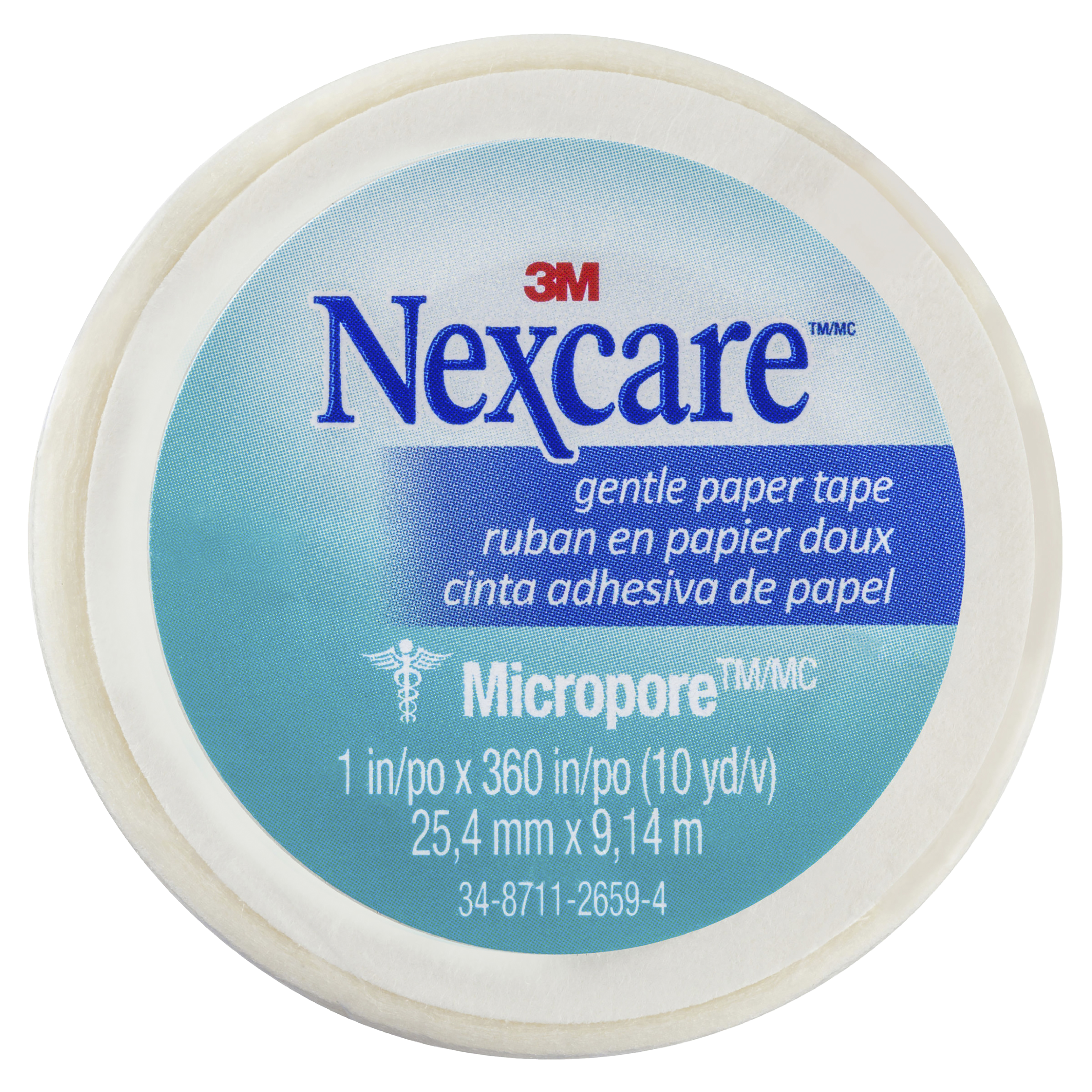 NEXCARE MICROPORE PAPER TAPE 25MM X 9.1M WHITE - Image 2