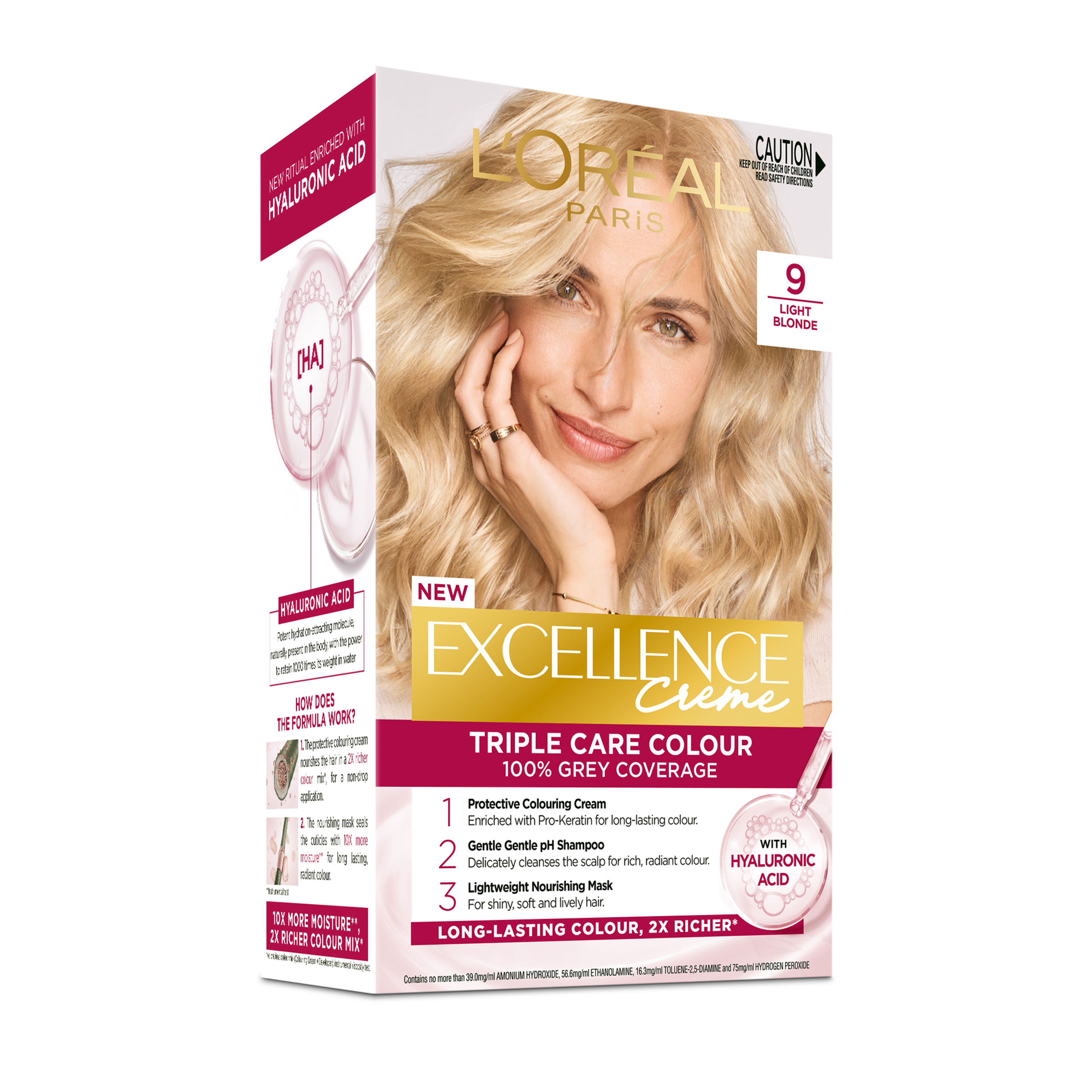 LOREAL EXCELLENCE 9 LIGHT BLONDE