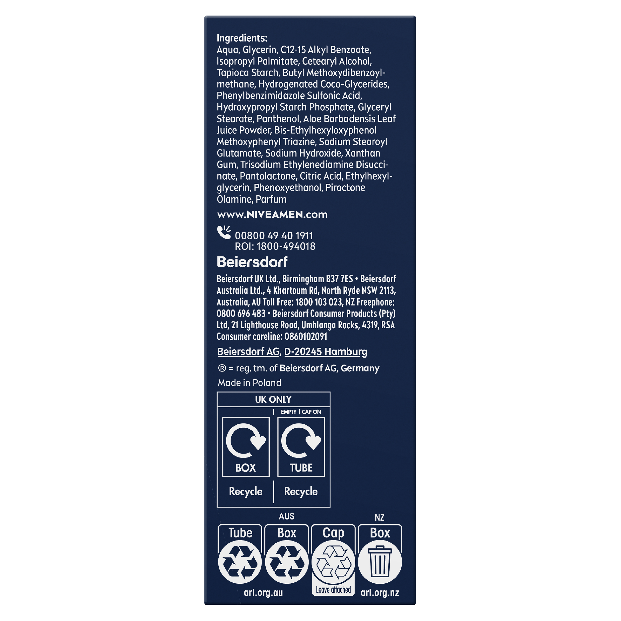 NIVEA MEN PROTECTIVE MOISTURISER SPF15 75ML - Image 6