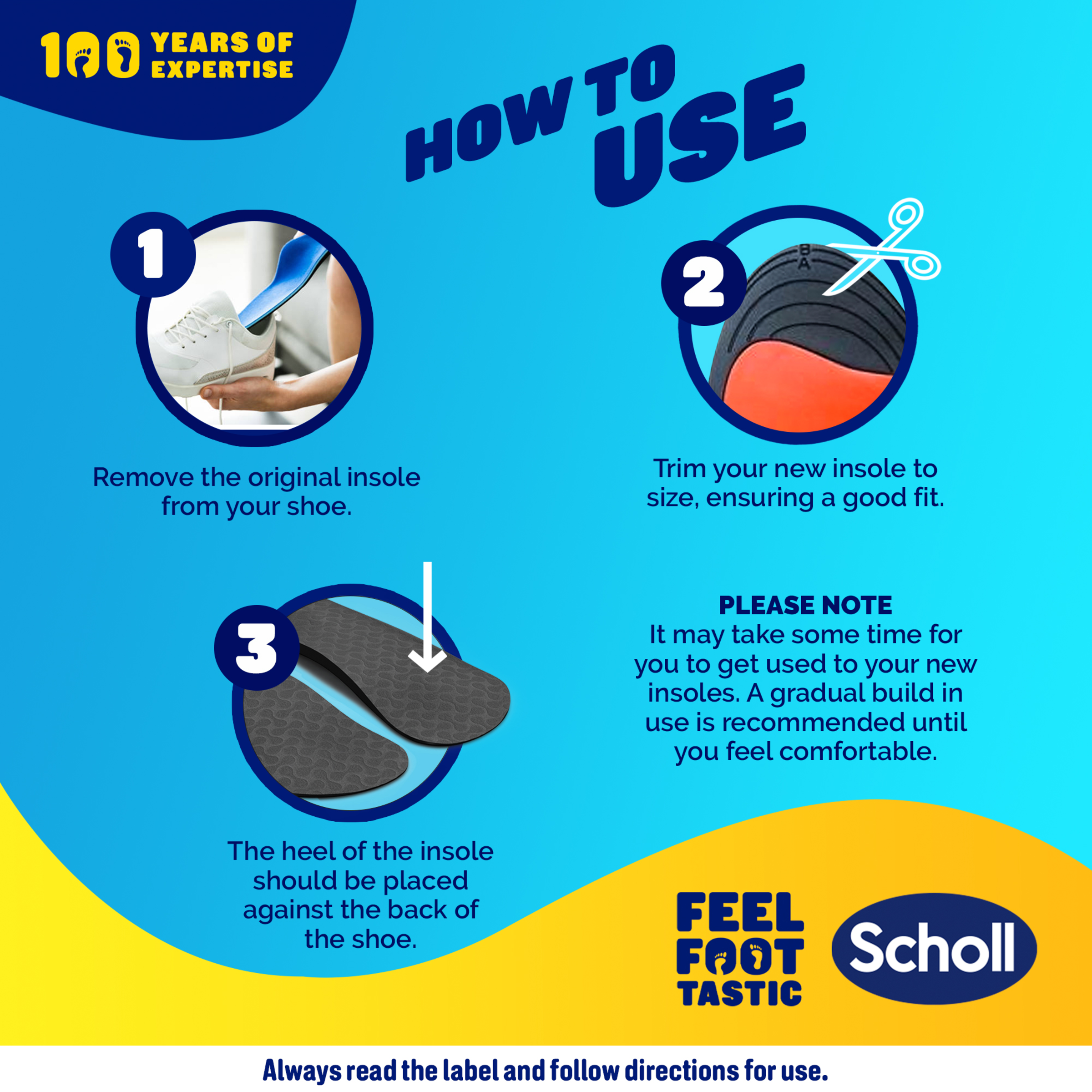 SCHOLL IN BALANCE LOWER BACK ORTHOTIC INSOLES L - Image 9
