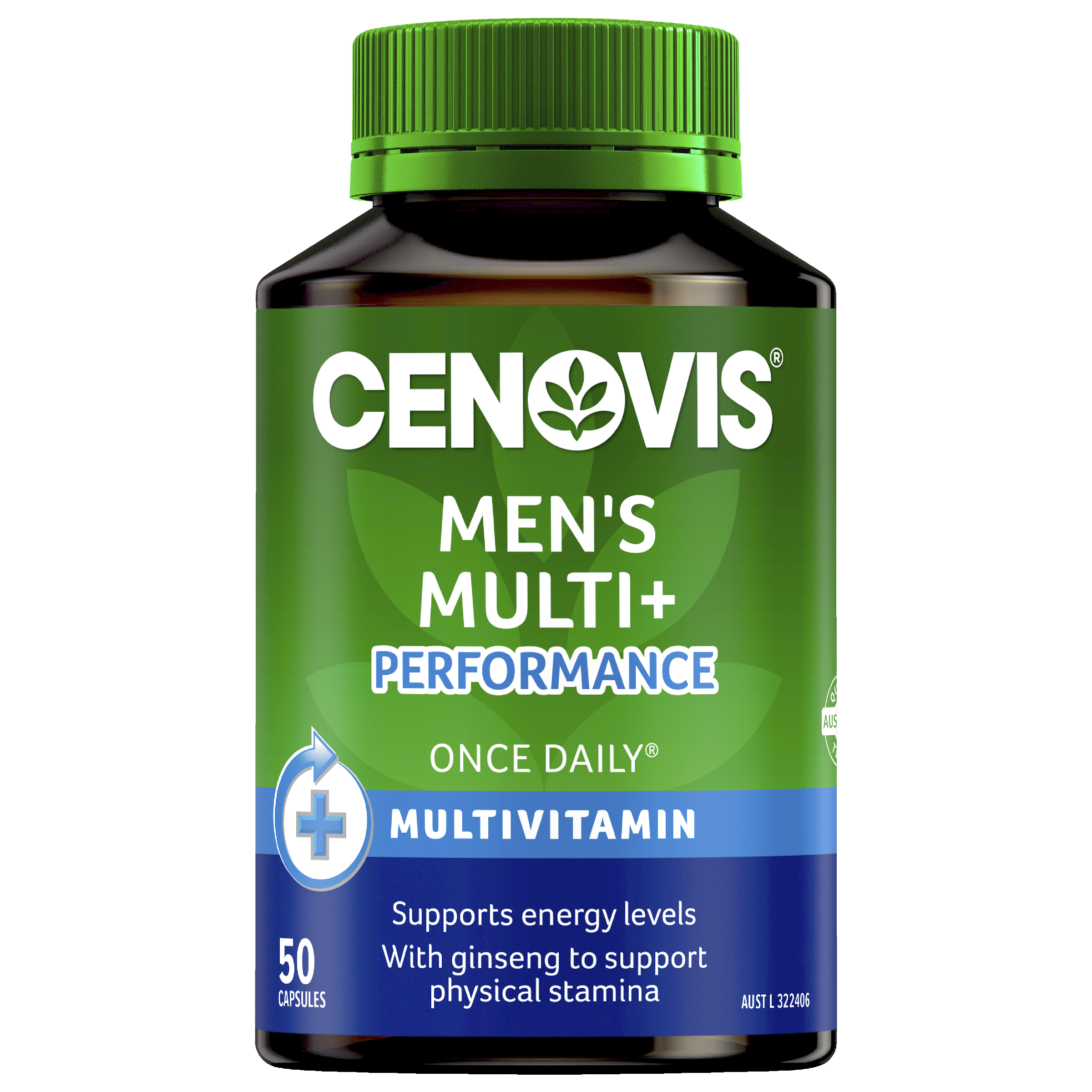 CENOVIS MENS MULTI + PERFORMANCE 50 CAPSULES