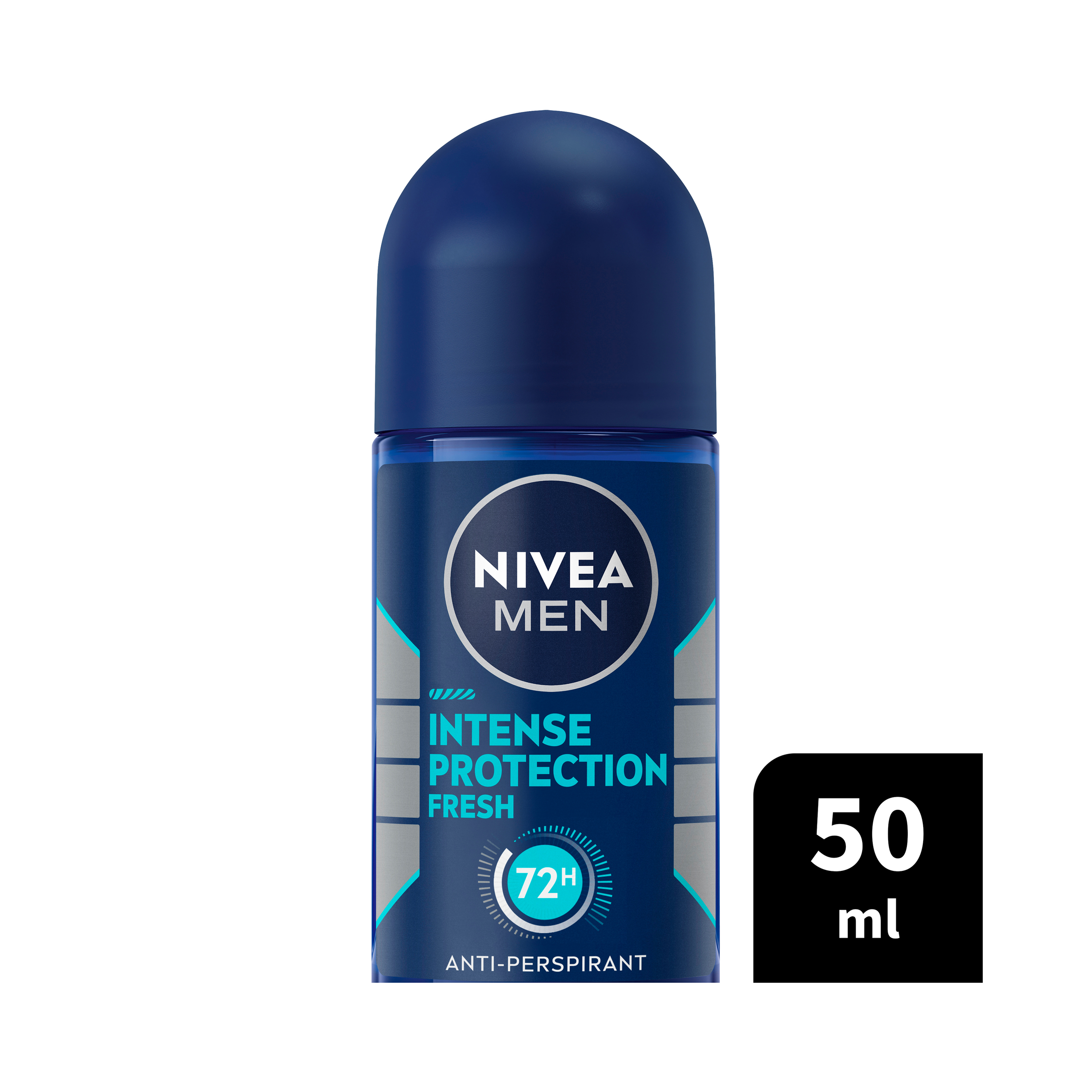 NIVEA MEN ANTIPERSPIRANT INTENSE PROTECTION FRESH 48H ROLL ON 50ML - Image 9