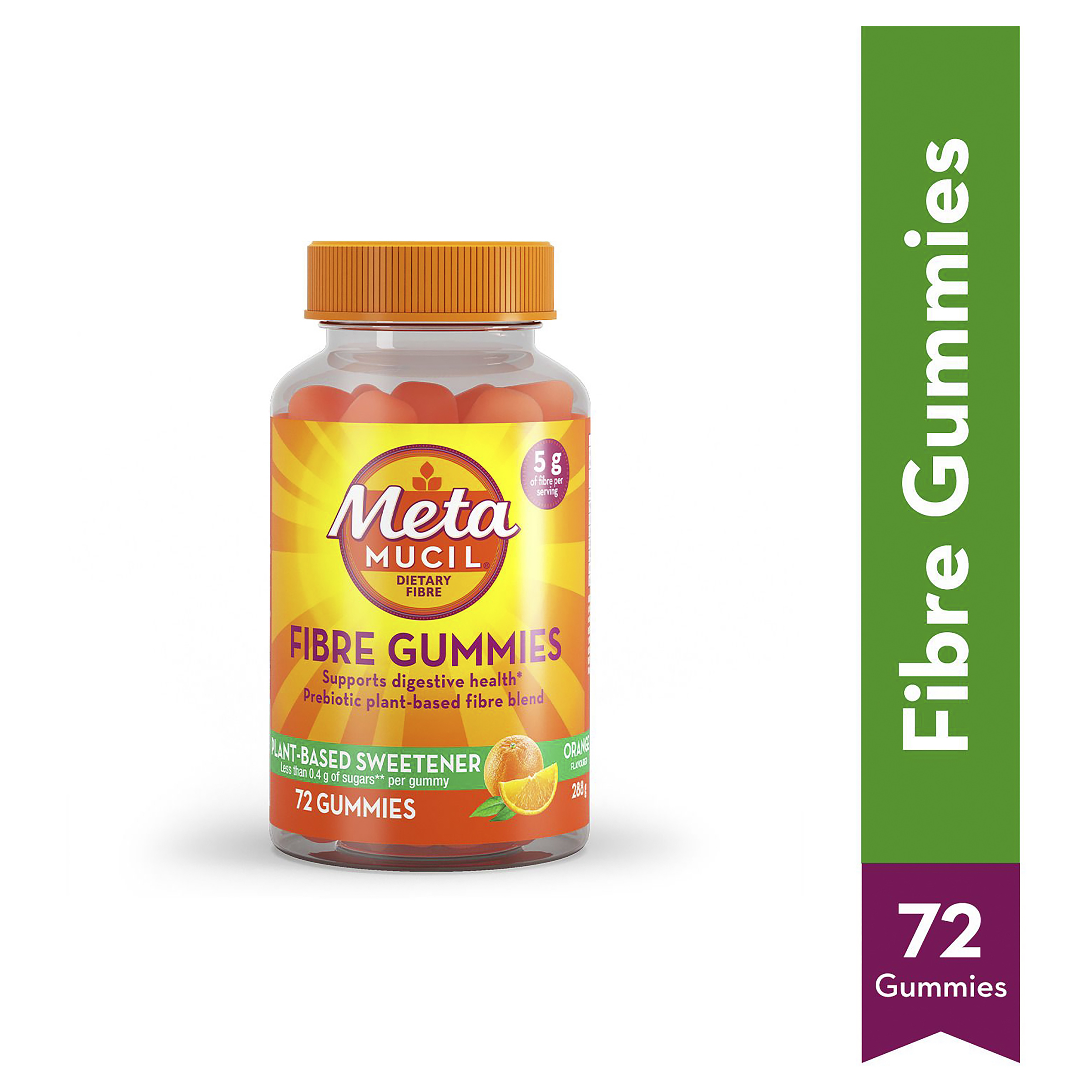 METAMUCIL FIBRE ORANGE 72 GUMMIES - Image 9
