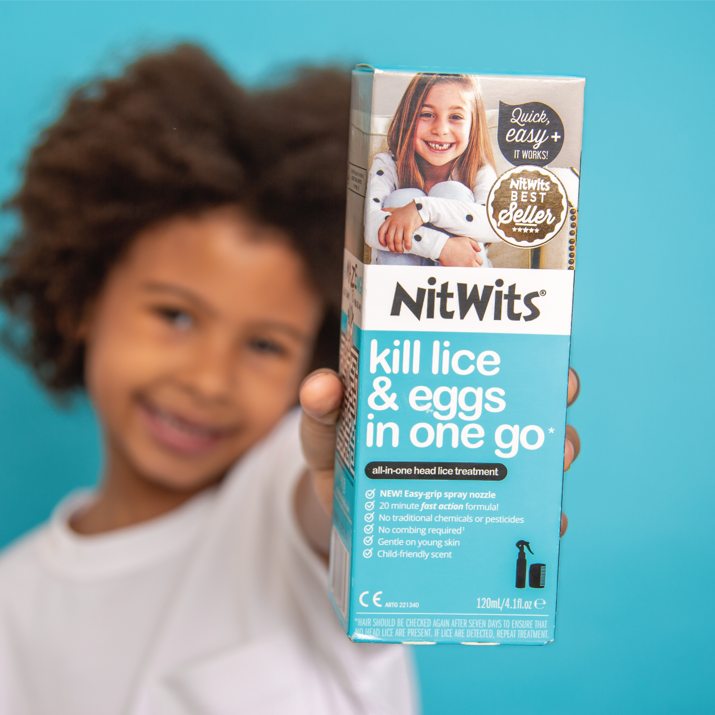 NITWITS HEAD LICE ALL IN ONE TREATMENT 120ML - Image 5