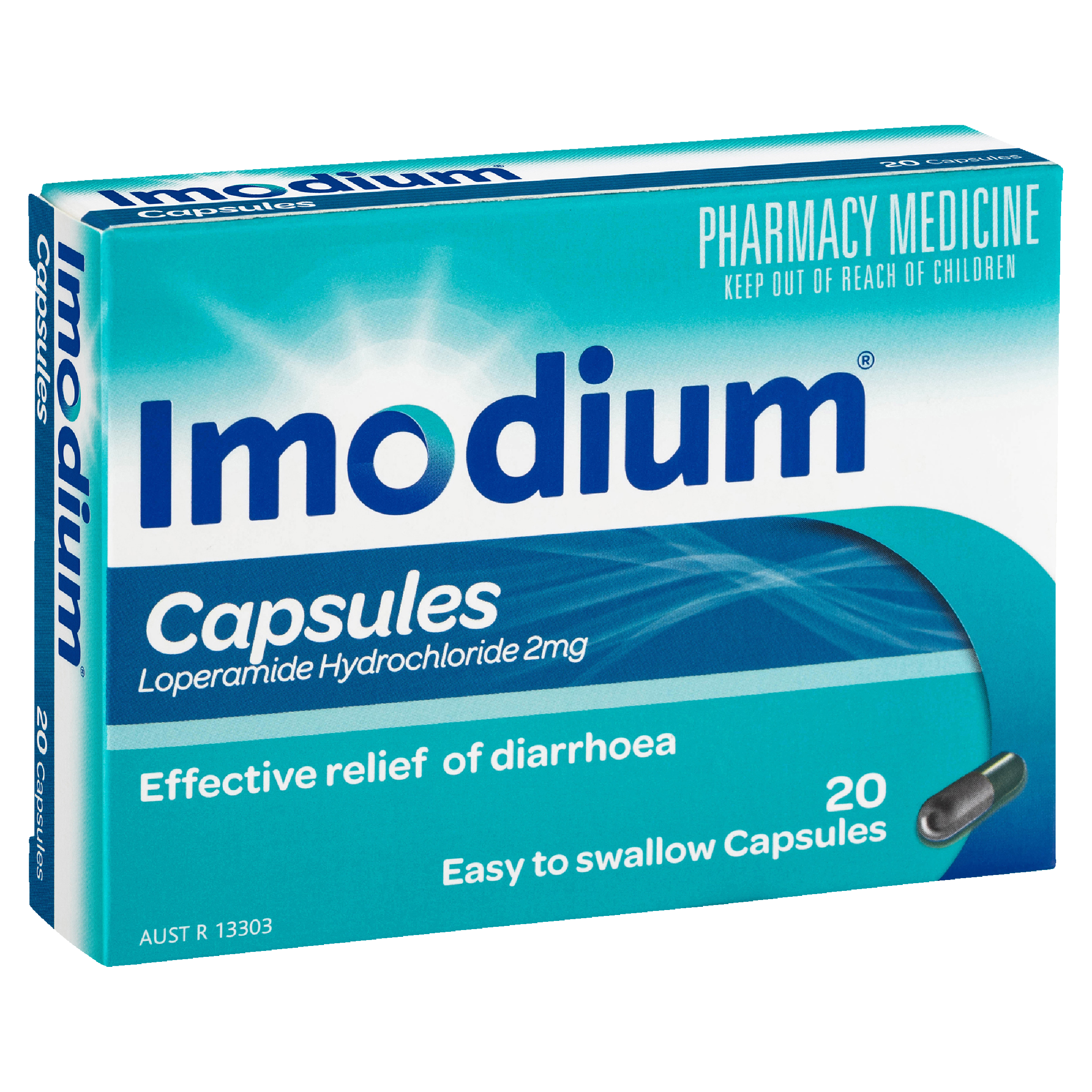 IMODIUM DIARRHOEA RELIEF 20 CAPSULES