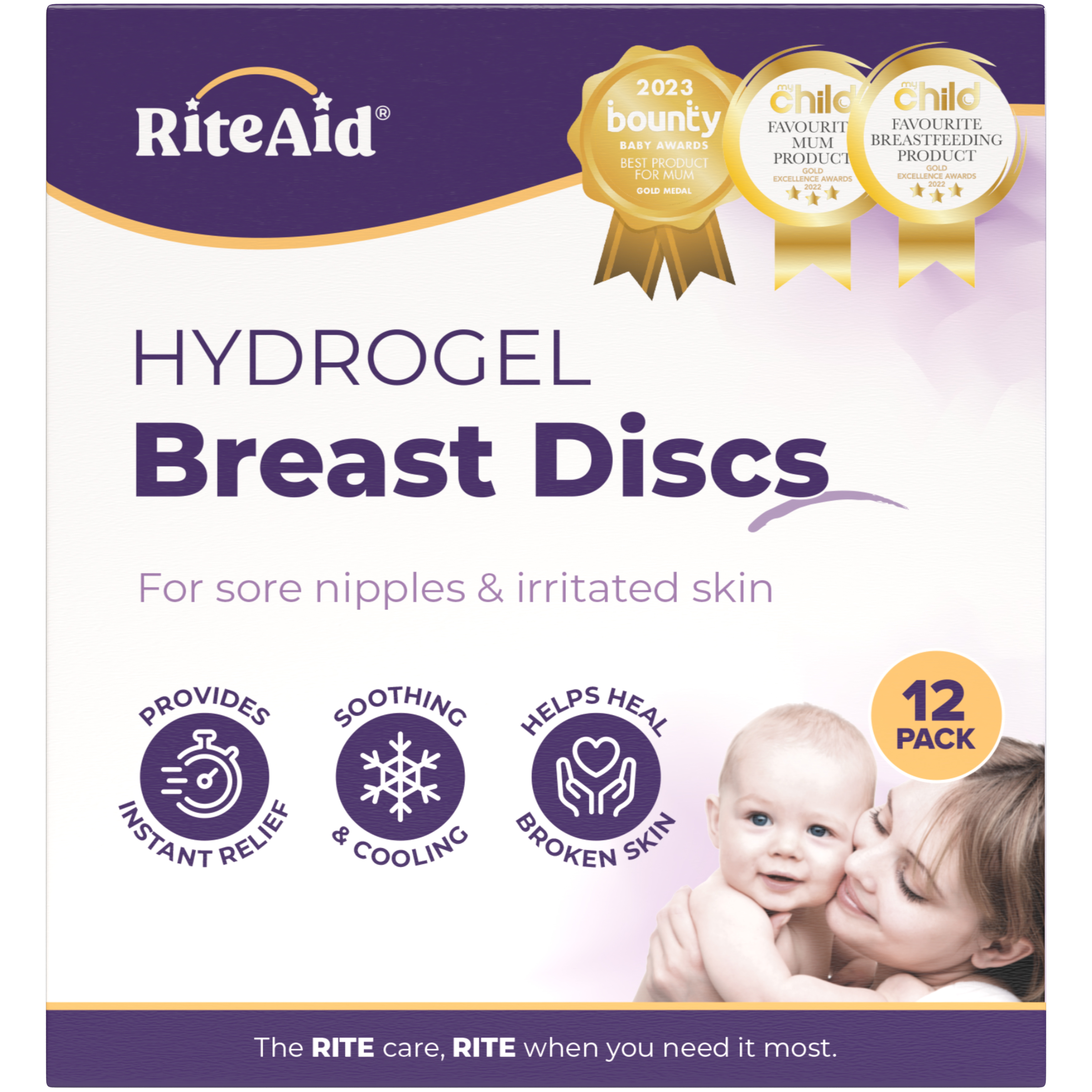 RITE AID HYDROGEL BREAST DISCS 12 PACK - Image 2