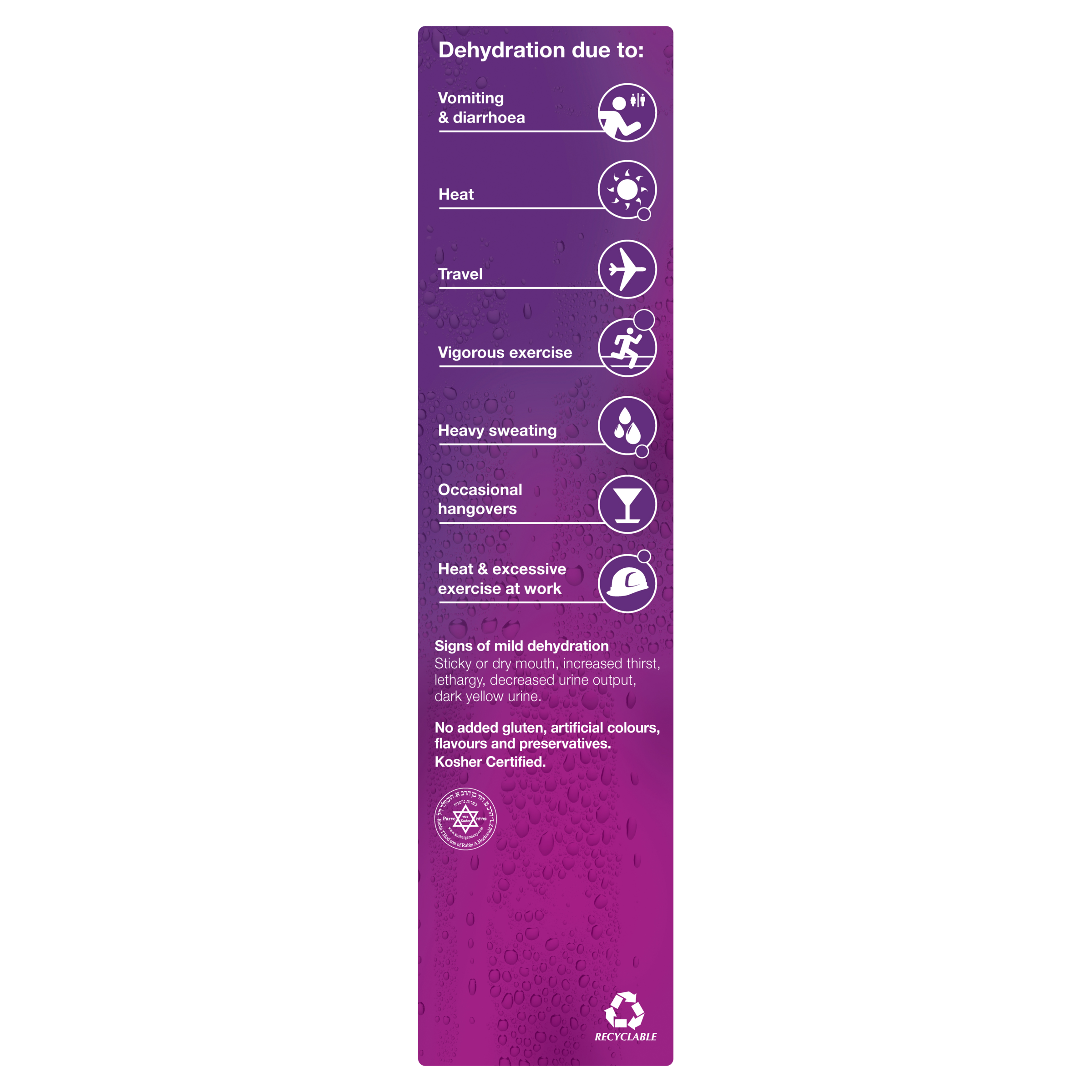 HYDRALYTE EFFERVESCENT APPLE BLACKCURRANT 20 TABLETS - Image 6
