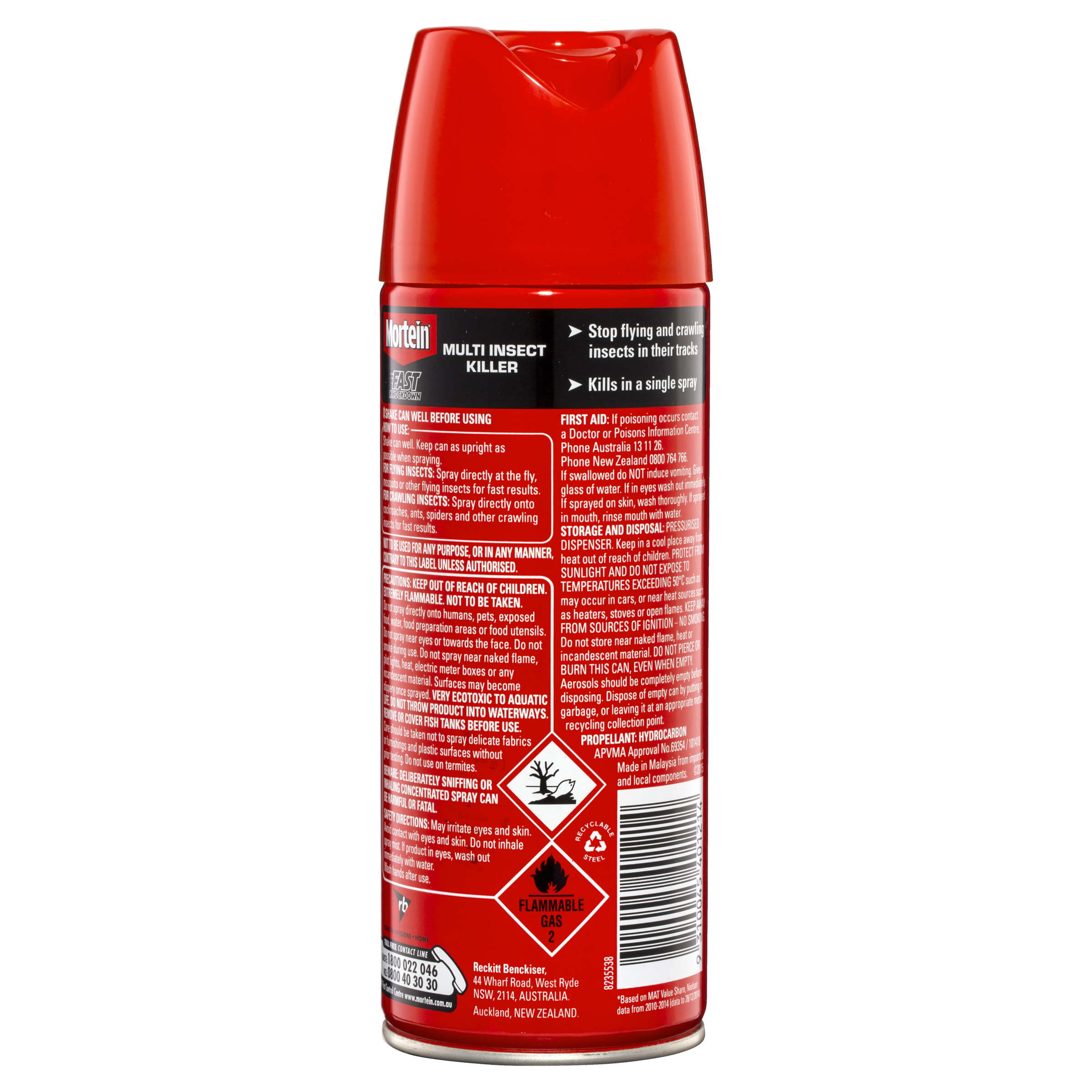 MORTEIN FAST KNOCKDOWN INSECT KILLER MULTI 200G - Image 2