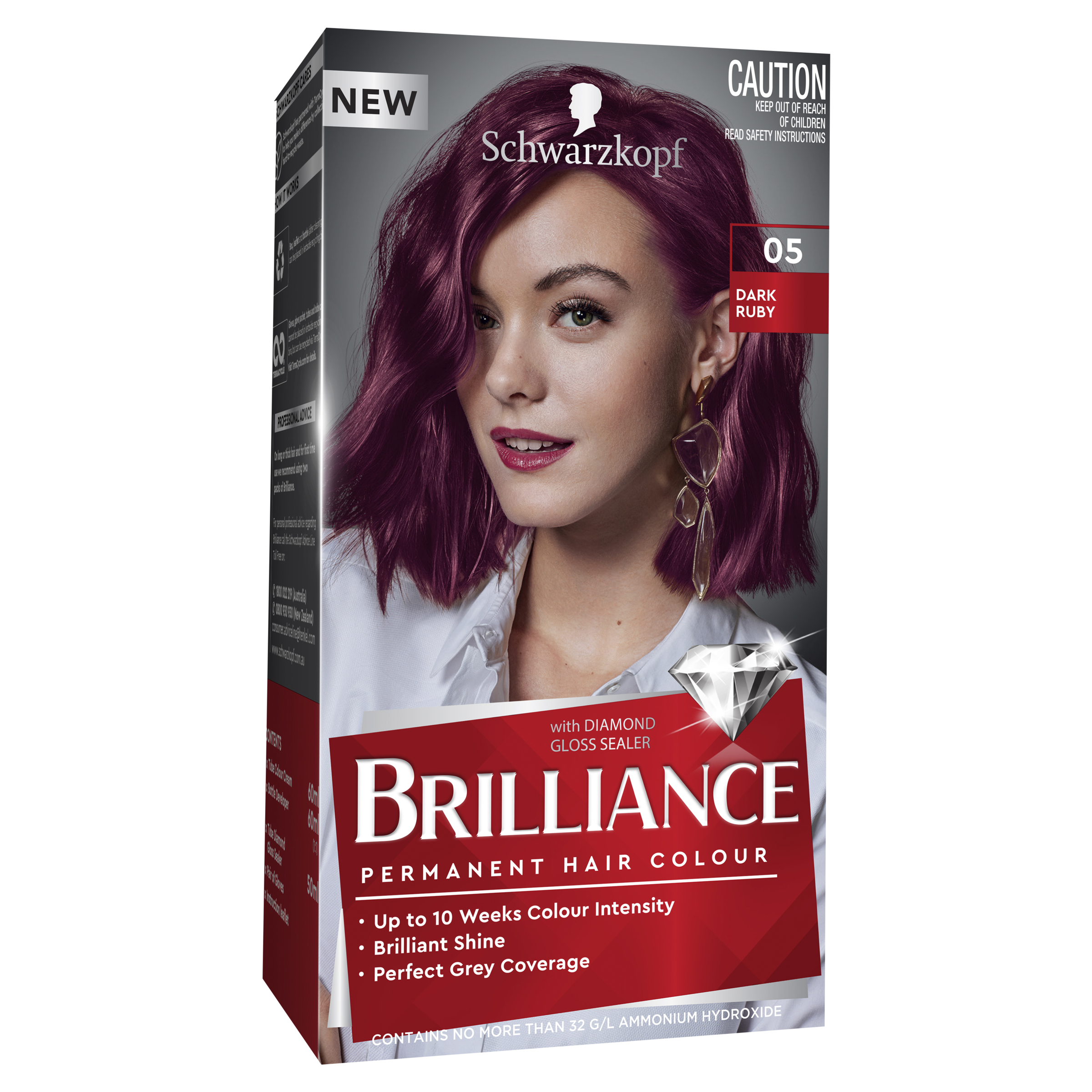 SCHWARZKOPF BRILLIANCE 05 DARK RUBY