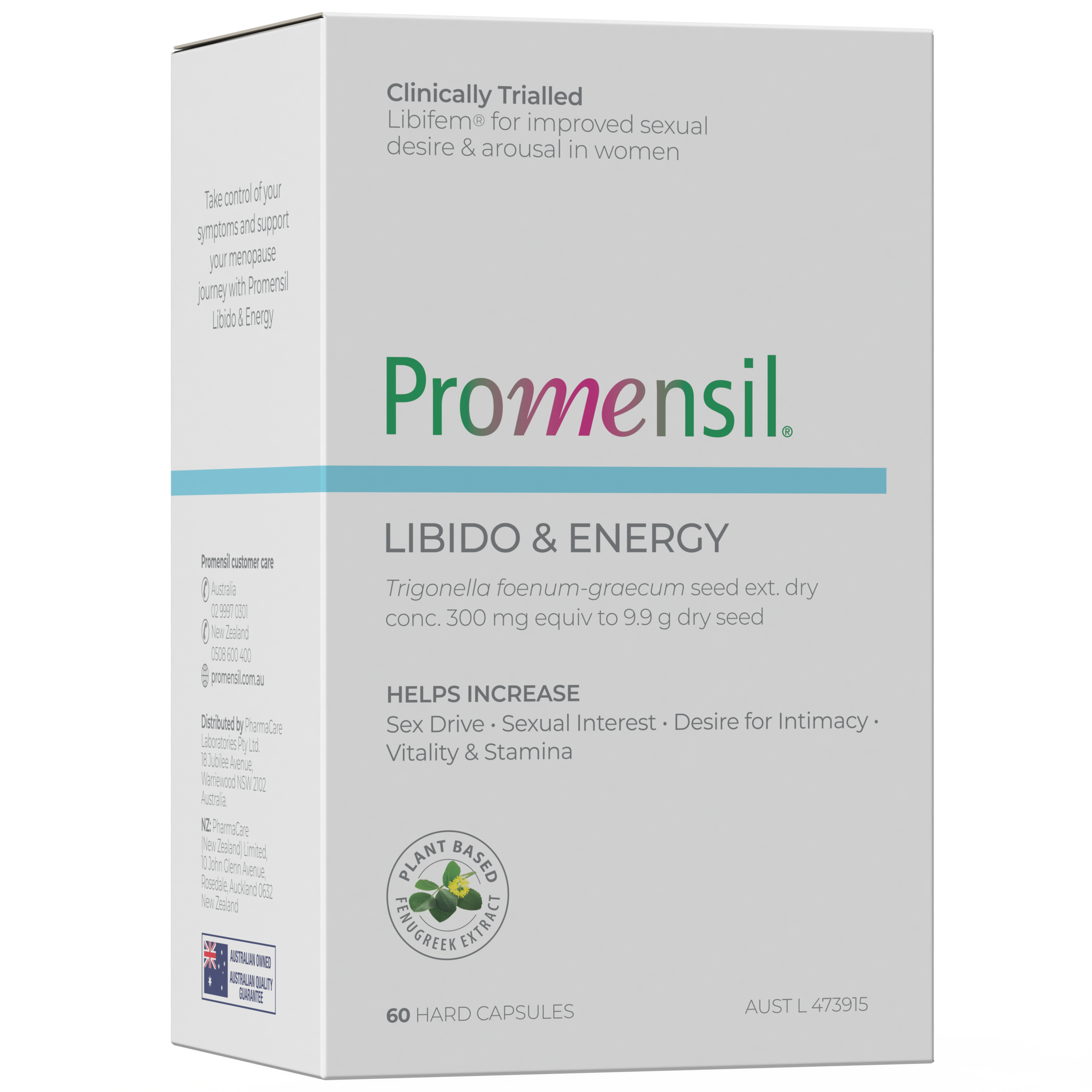 PROMENSIL LIBIDO & ENERGY CAPSULES 60