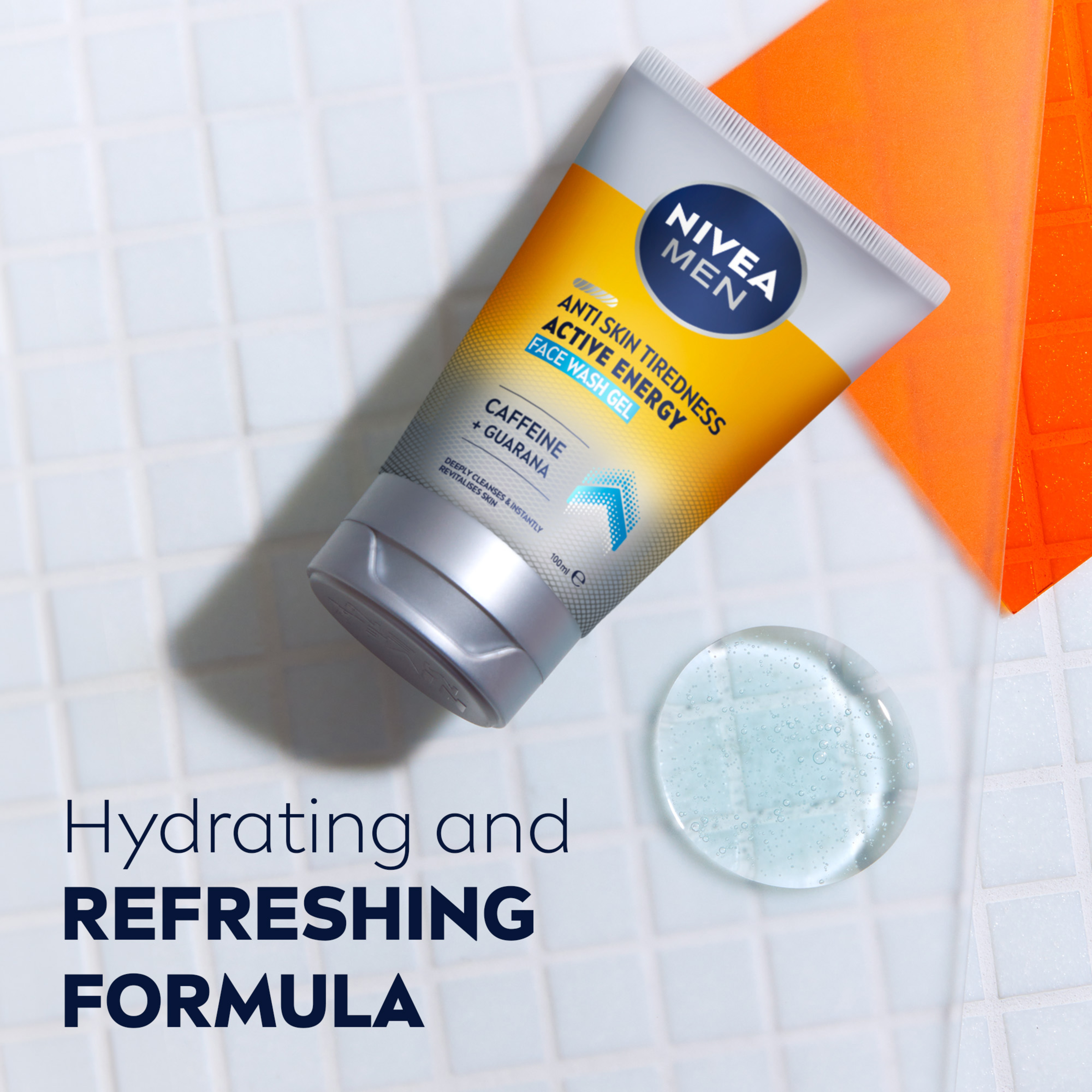 NIVEA MEN ACTIVE ENERGY FACE WASH 100ML - Image 5