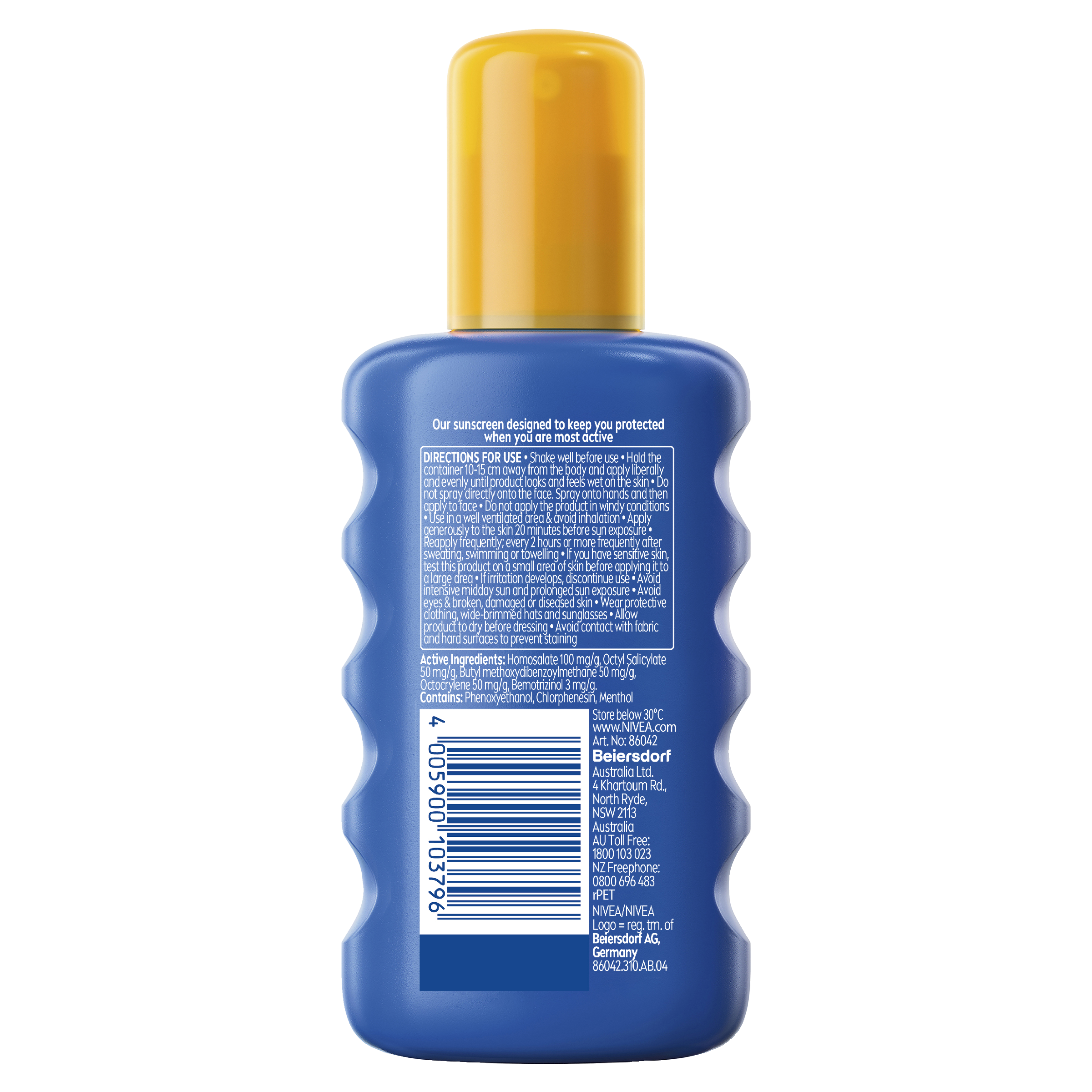 NIVEA ULTRA SPORT SUNSCREEN SPRAY SPF50+ 200ML - Image 2