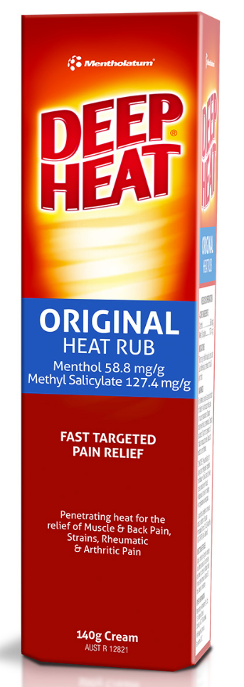 DEEP HEAT ORIGINAL HEAT RUB 140G