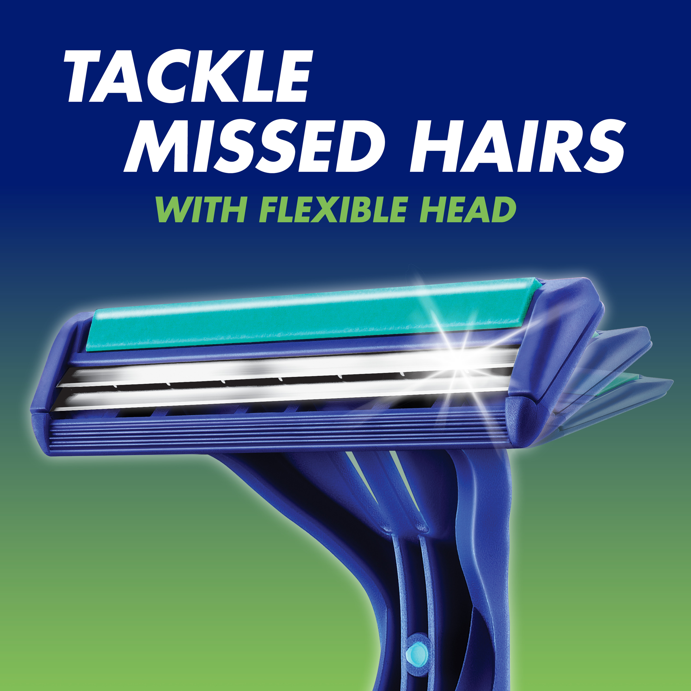 GILLETTE BLUE II PLUS DISPOSABLE RAZOR 5 PACK - Image 4