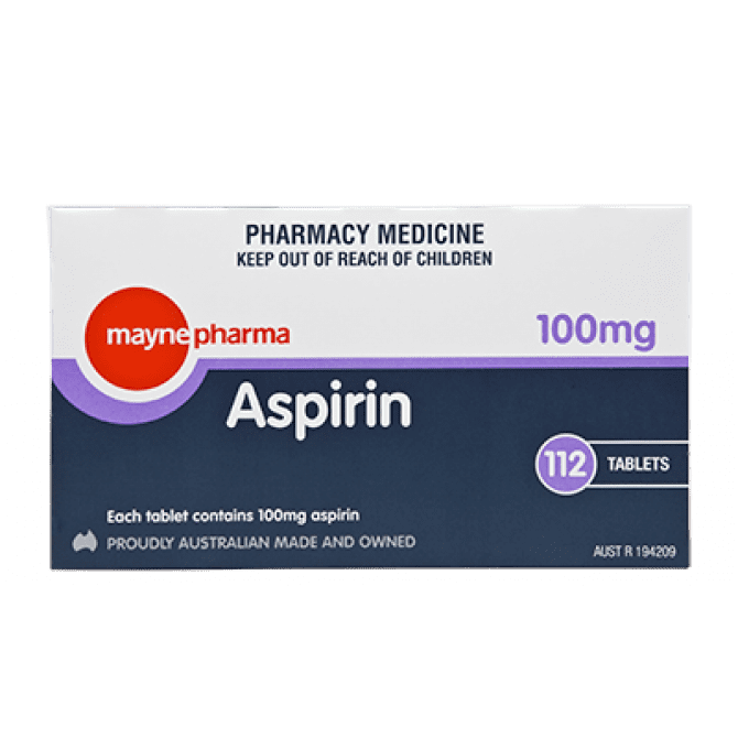 MAYNE PHARMA ASPIRIN 100MG 112 TABLET