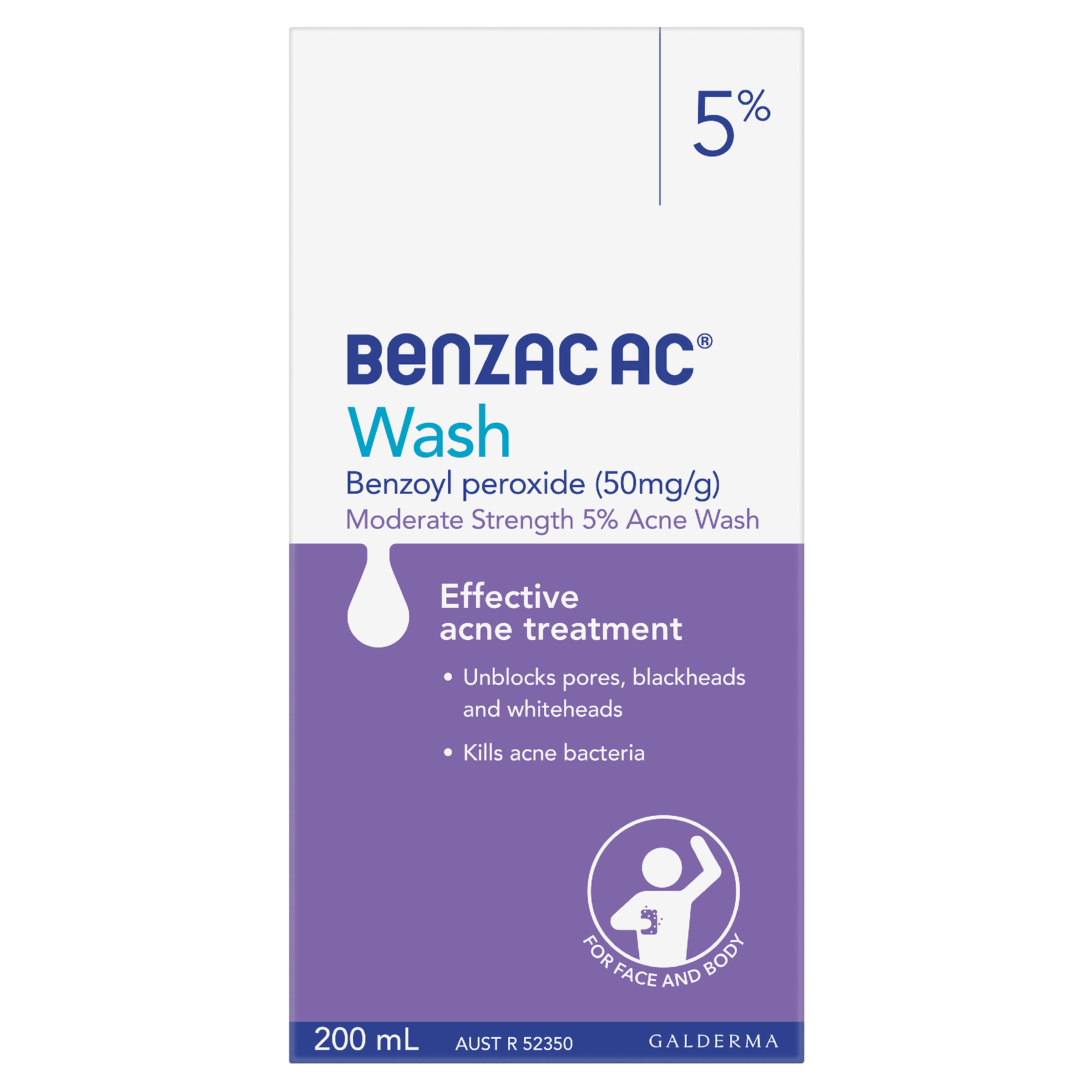BENZAC AC 5% WASH 200ML - Image 2
