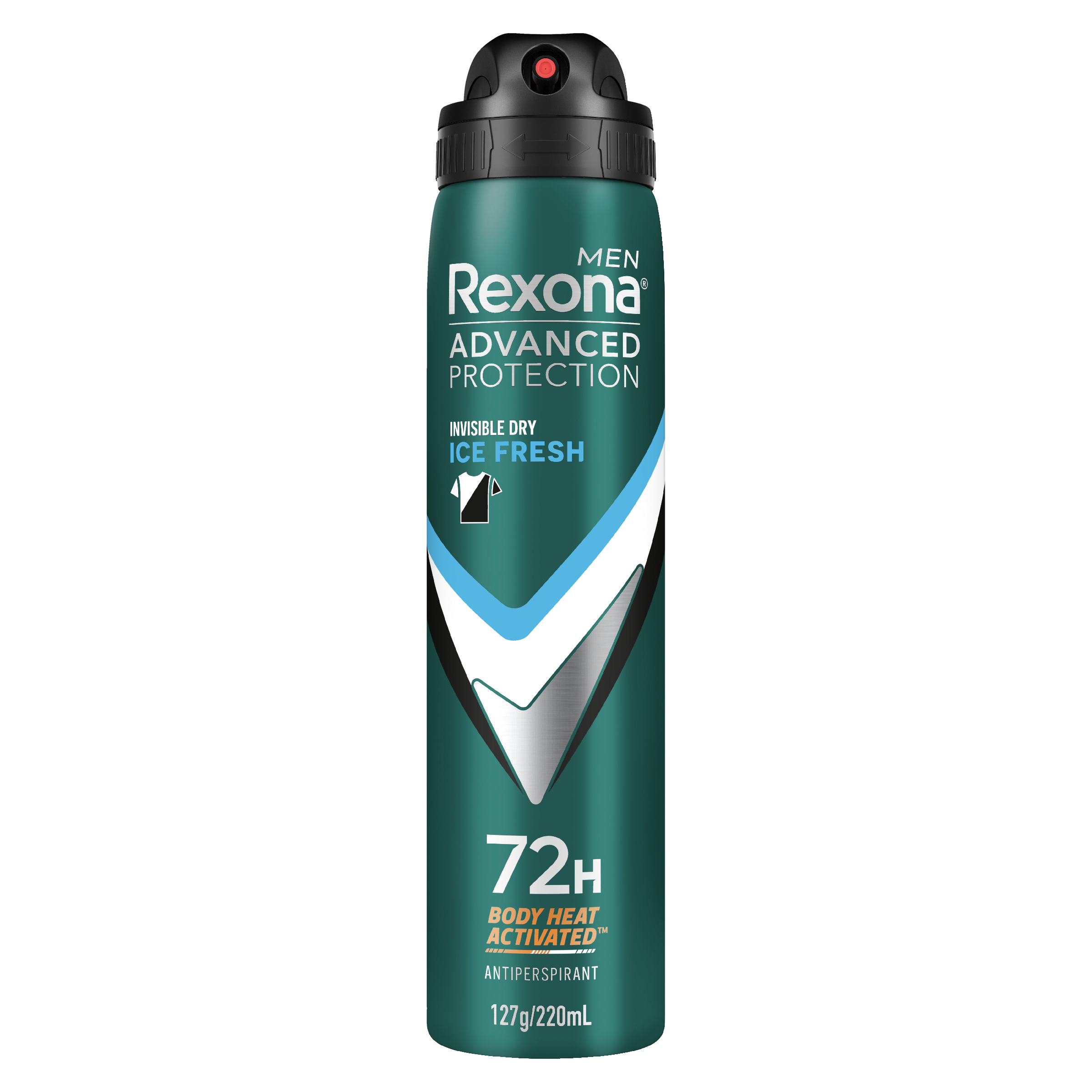 REXONA MEN ADVANCE PROTECT ANTIPERSPIRANT INVISIBLE ICE FRESH 72HR 220ML