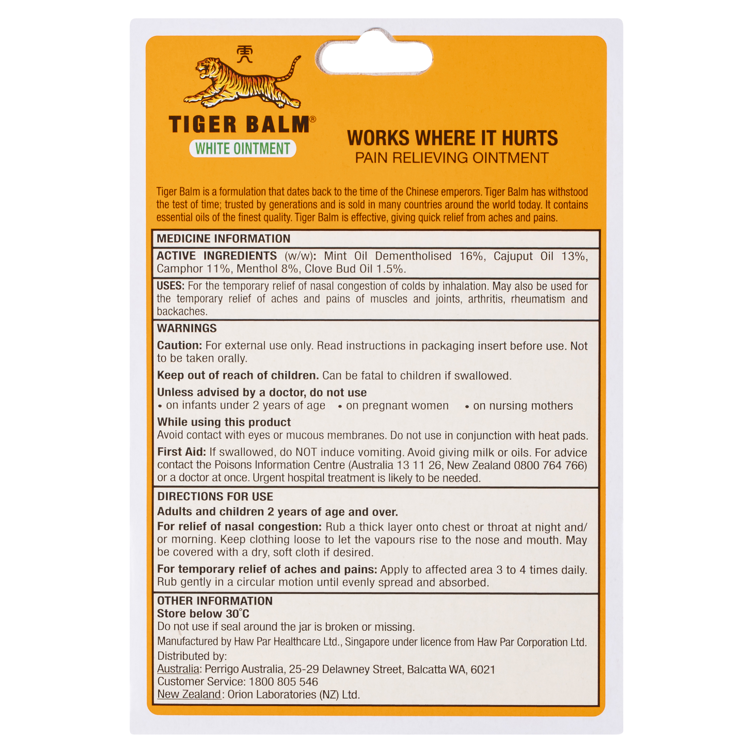 TIGER BALM WHITE OINTMENT 18G - Image 4