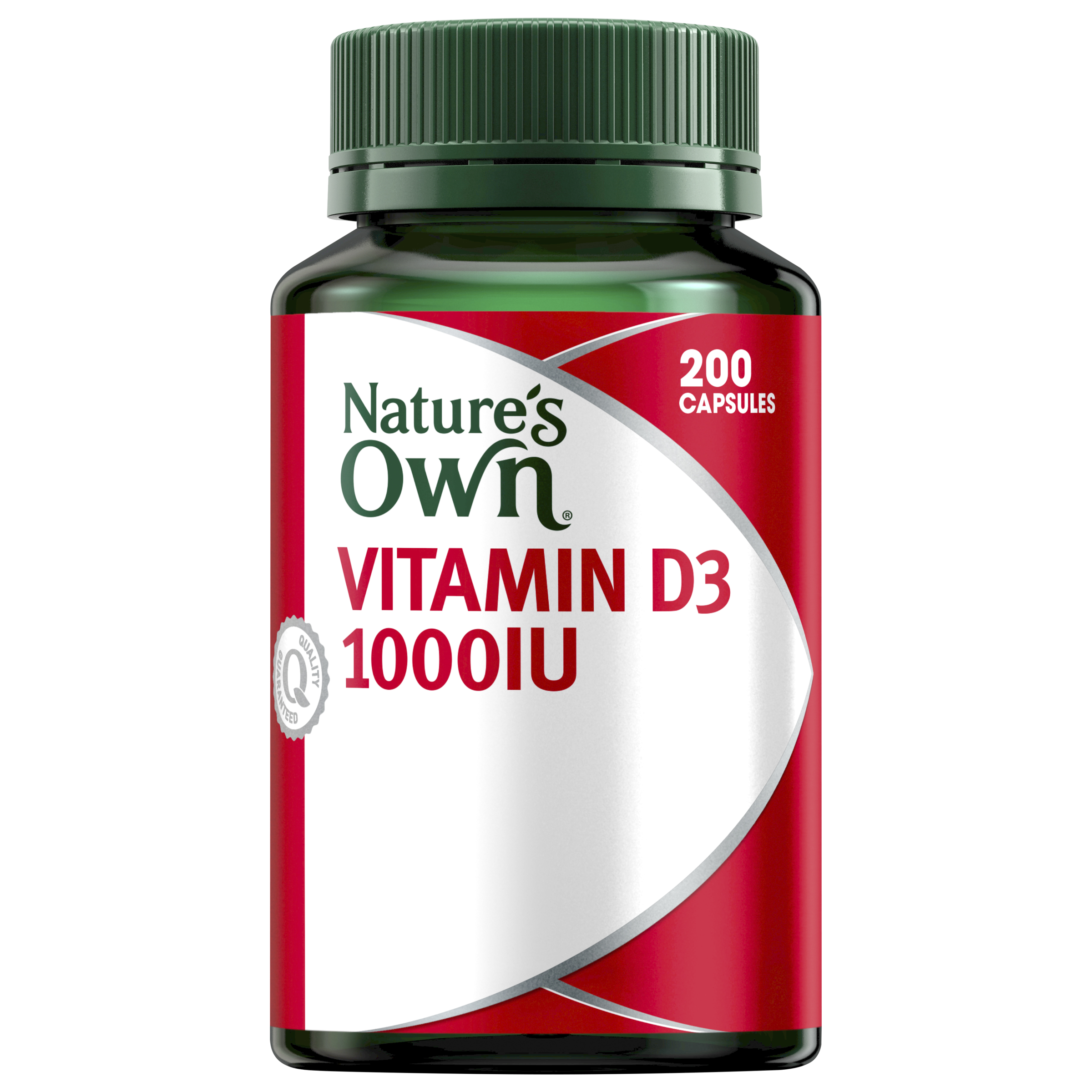 NATURES OWN VITAMIN D3 1000IU 200 CAPSULES - Image 10