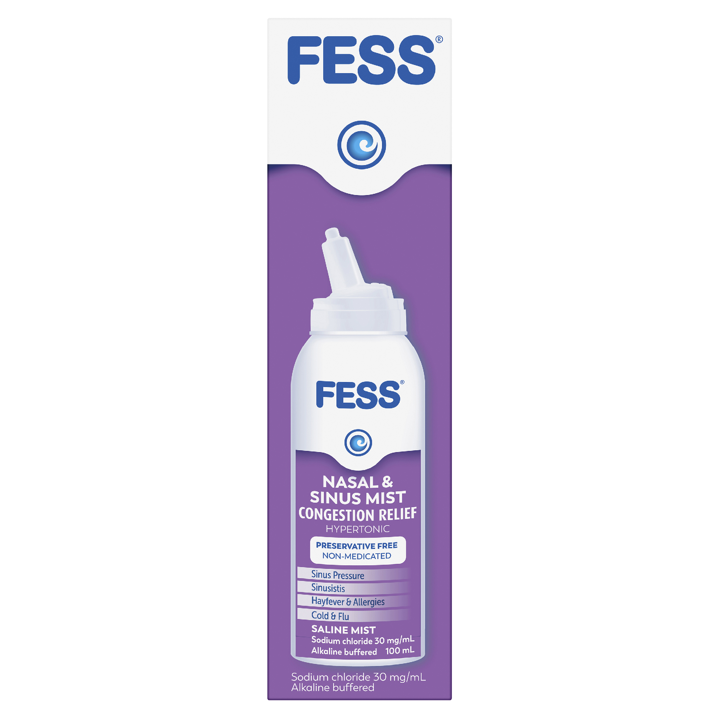 FESS SINU-CLEANSE HYPERTONIC SPRAY 100ML - Image 4
