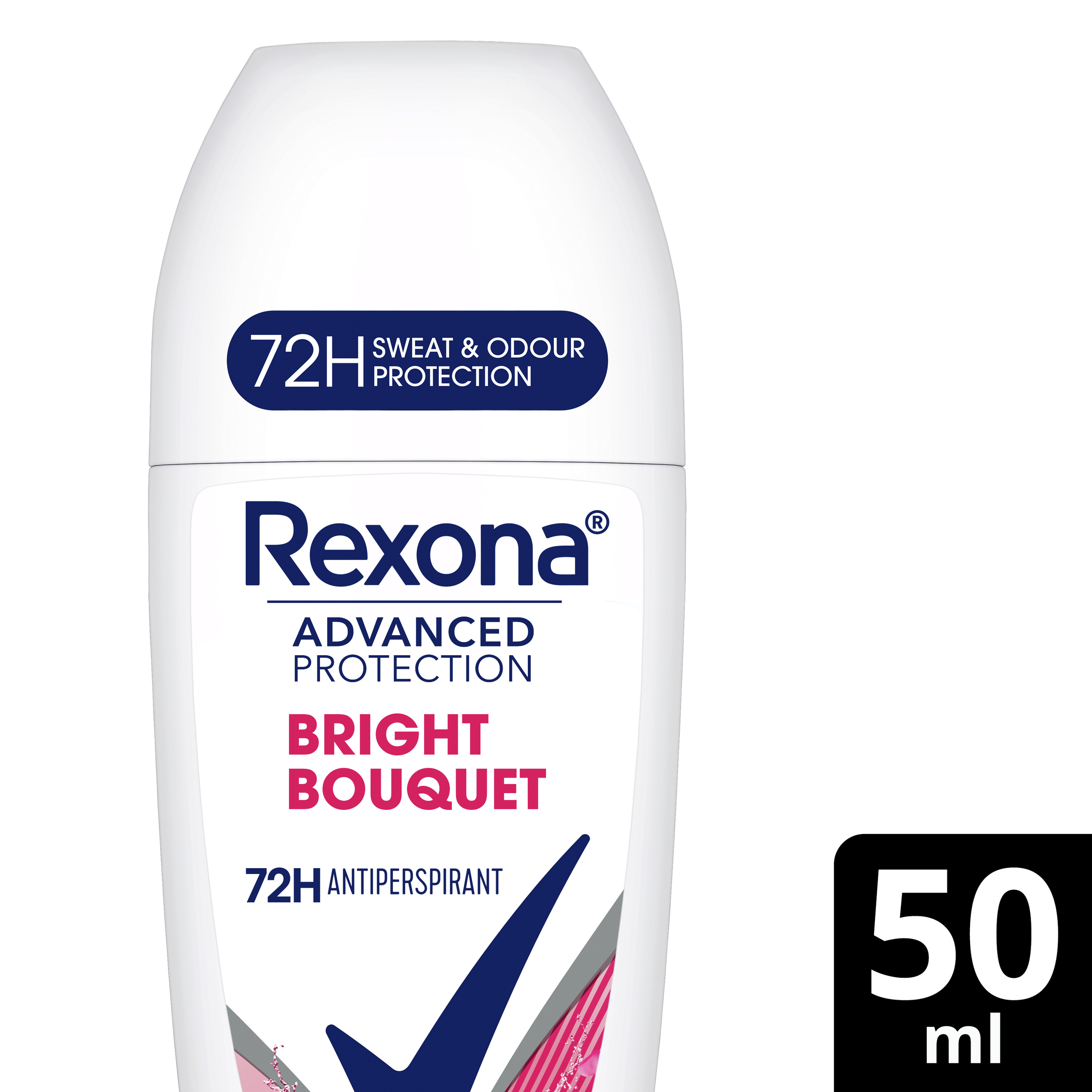 REXONA WOMEN ADVANCE PROTECT ANTIPERSPIRANT BRIGHT BOUQUET 72HR ROLL ON 50ML - Image 3
