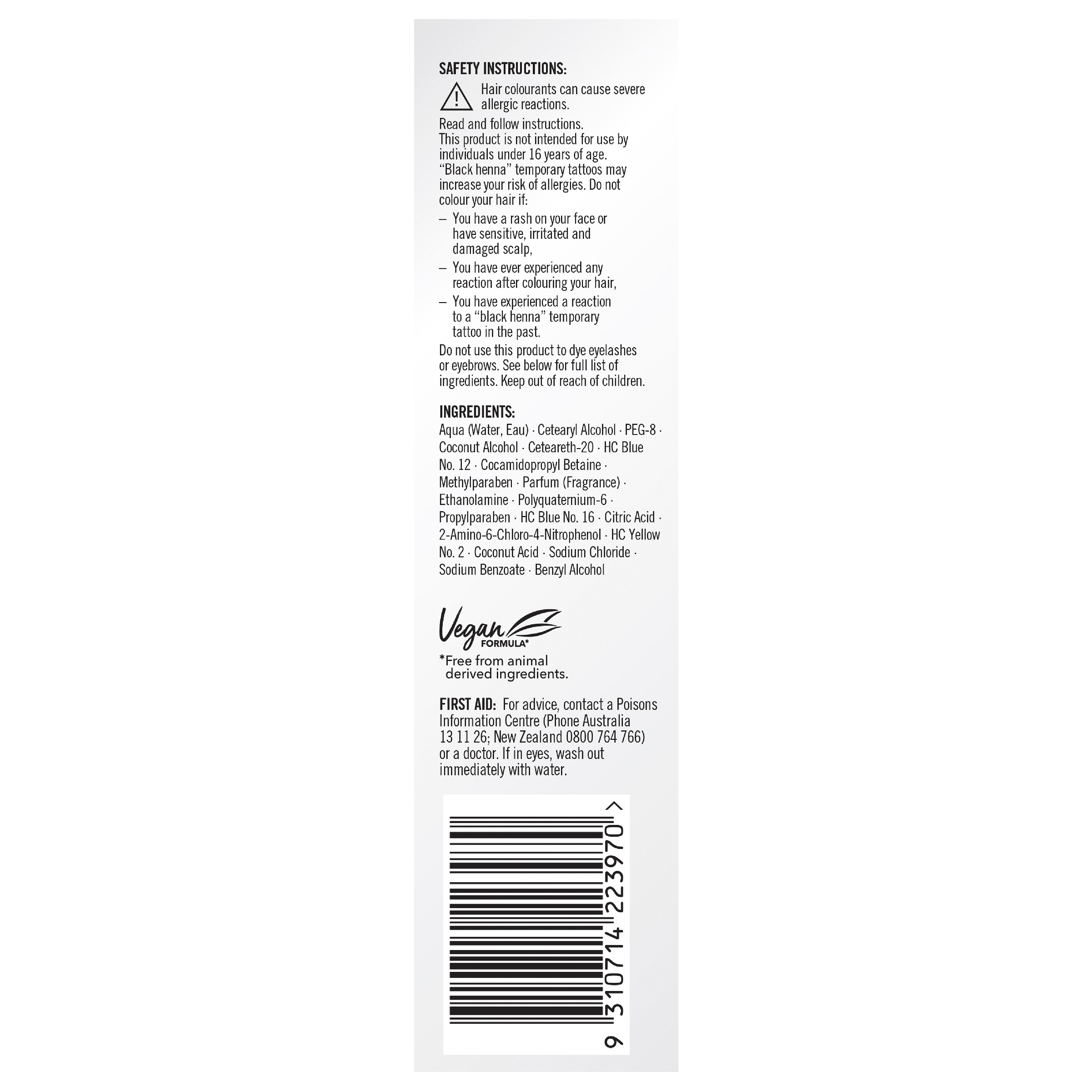 SCHWARZKOPF LIVE COLOUR DEEP BLACK 75ML - Image 6
