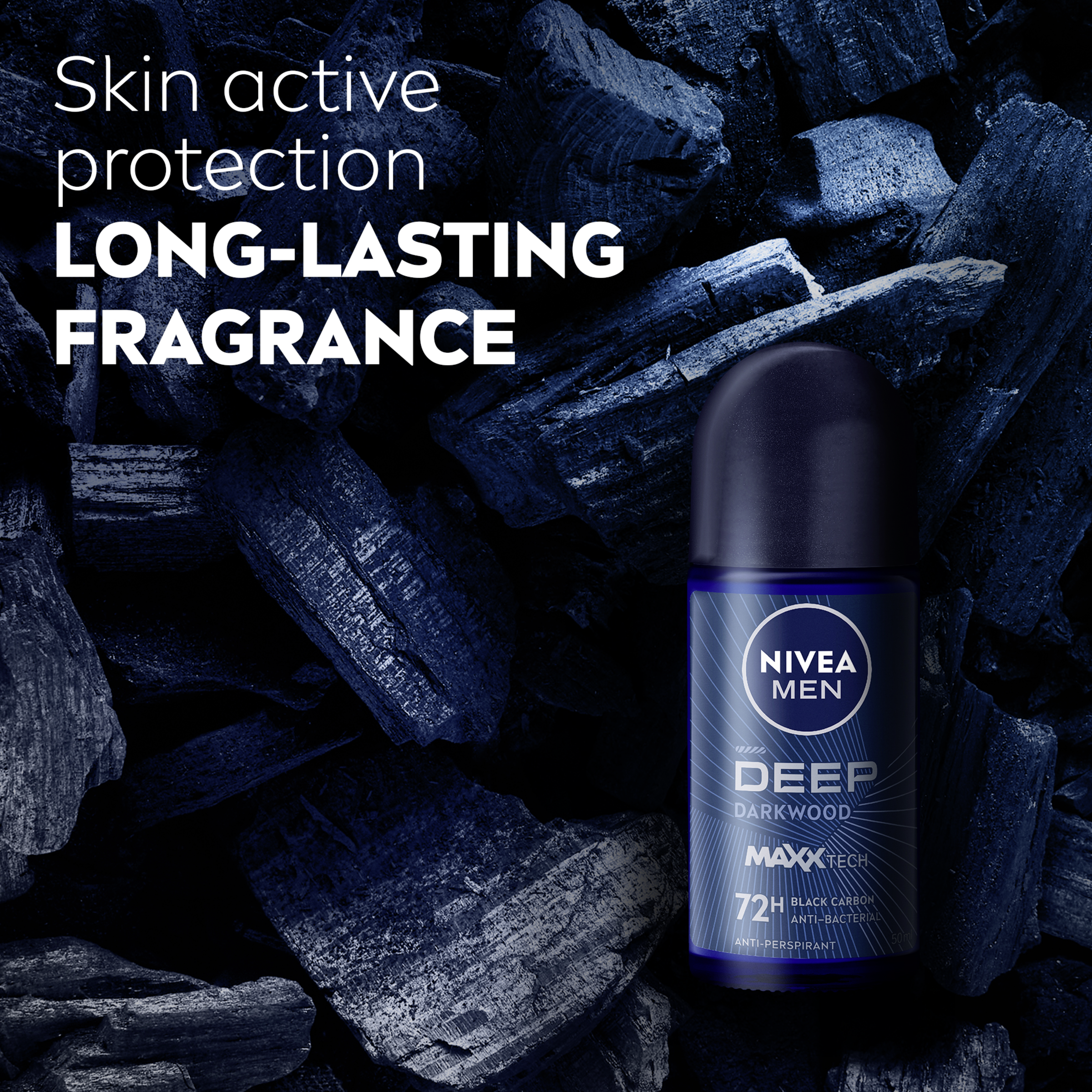 NIVEA MEN A/P DEEP DRY & CLEAN 48H ROLL ON 50ML - Image 7