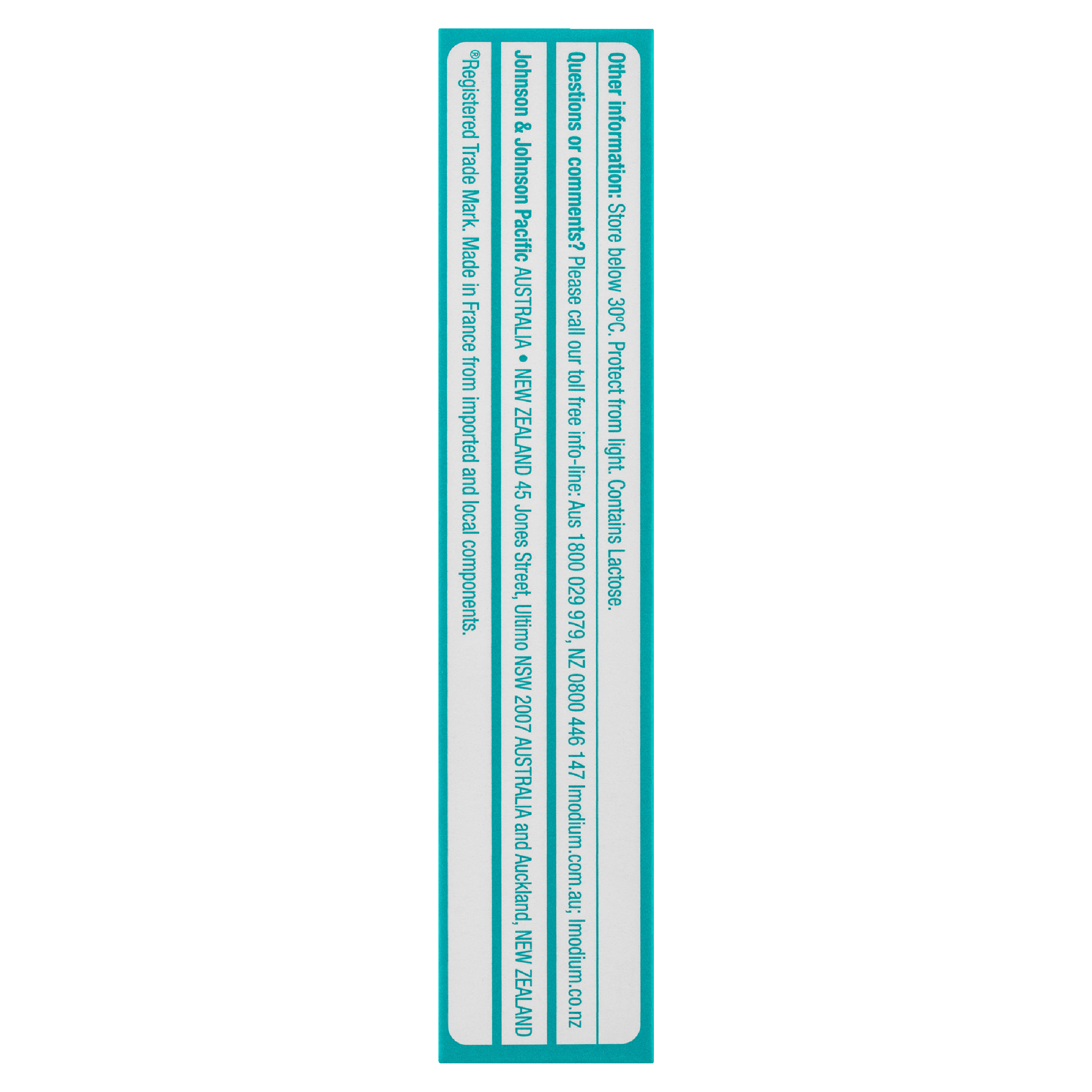 IMODIUM DIARRHOEA RELIEF 20 CAPSULES - Image 3