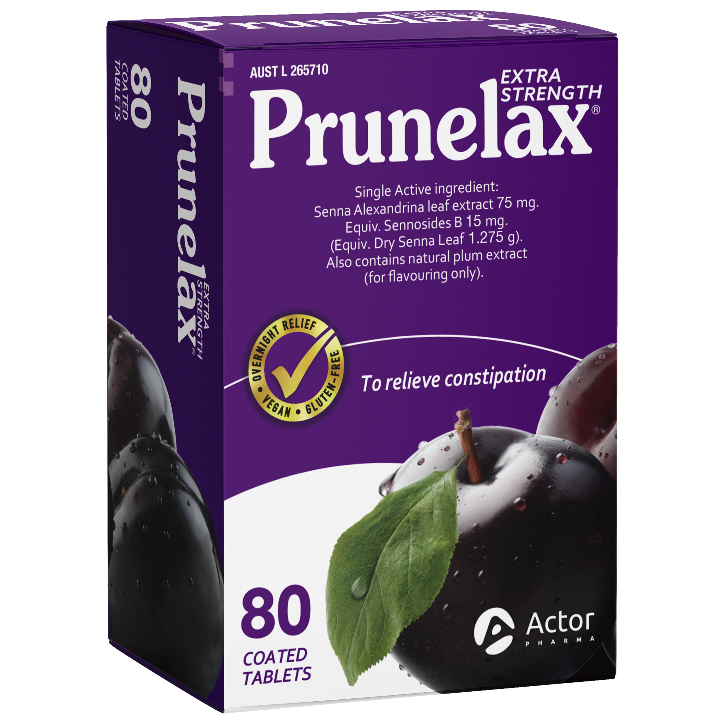 PRUNELAX EXTRA STRENGTH 80 TABLETS