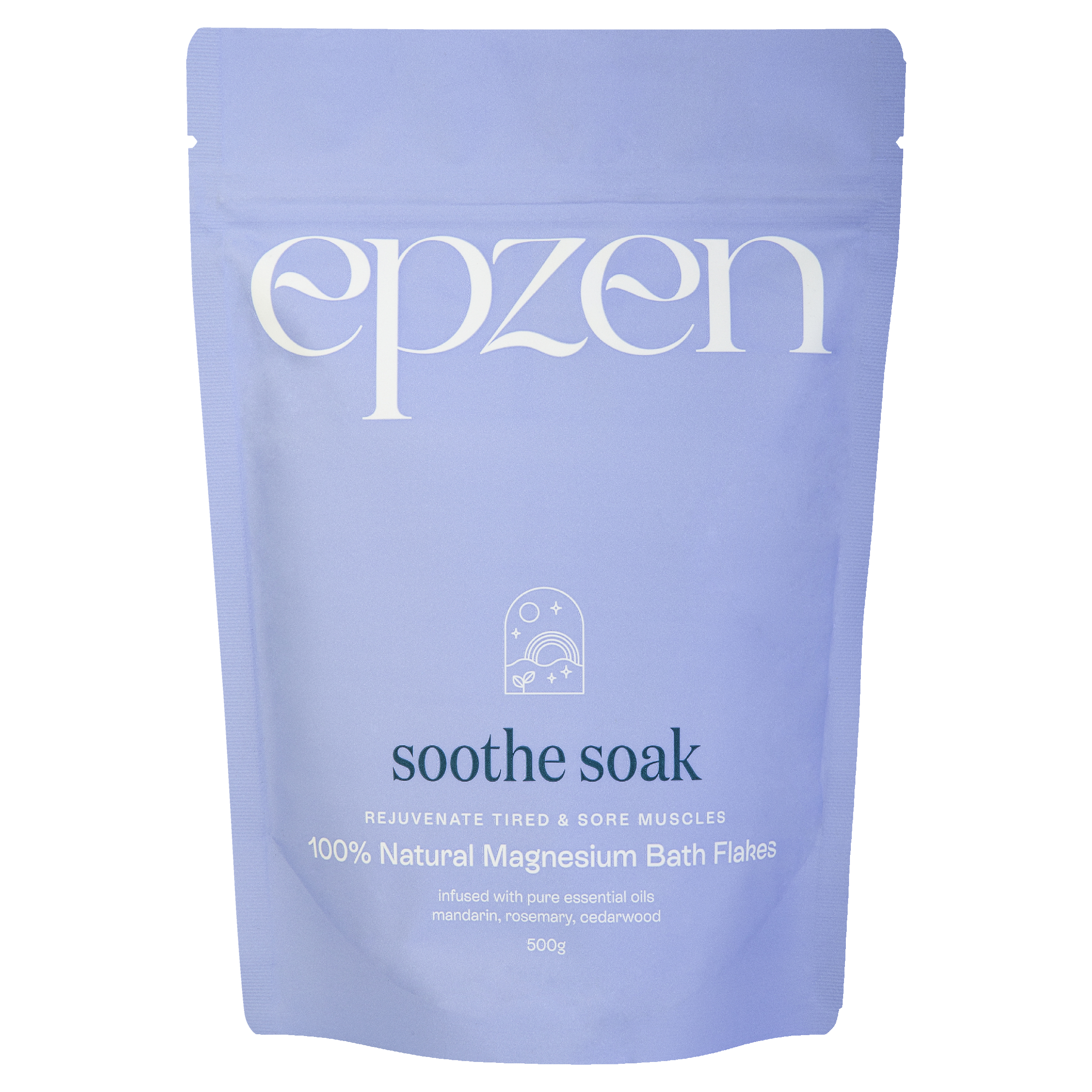 EPZEN MAGNESIUM BATH FLAKES SOOTHE 500G