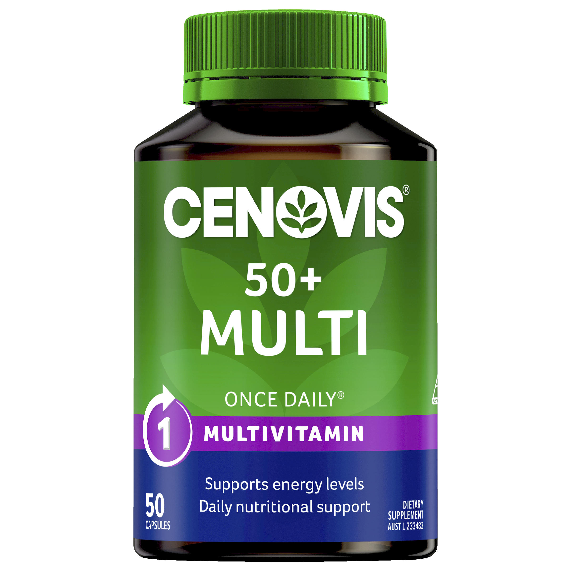 CENOVIS ONCE DAILY 50+ MULTI 50 CAPSULES