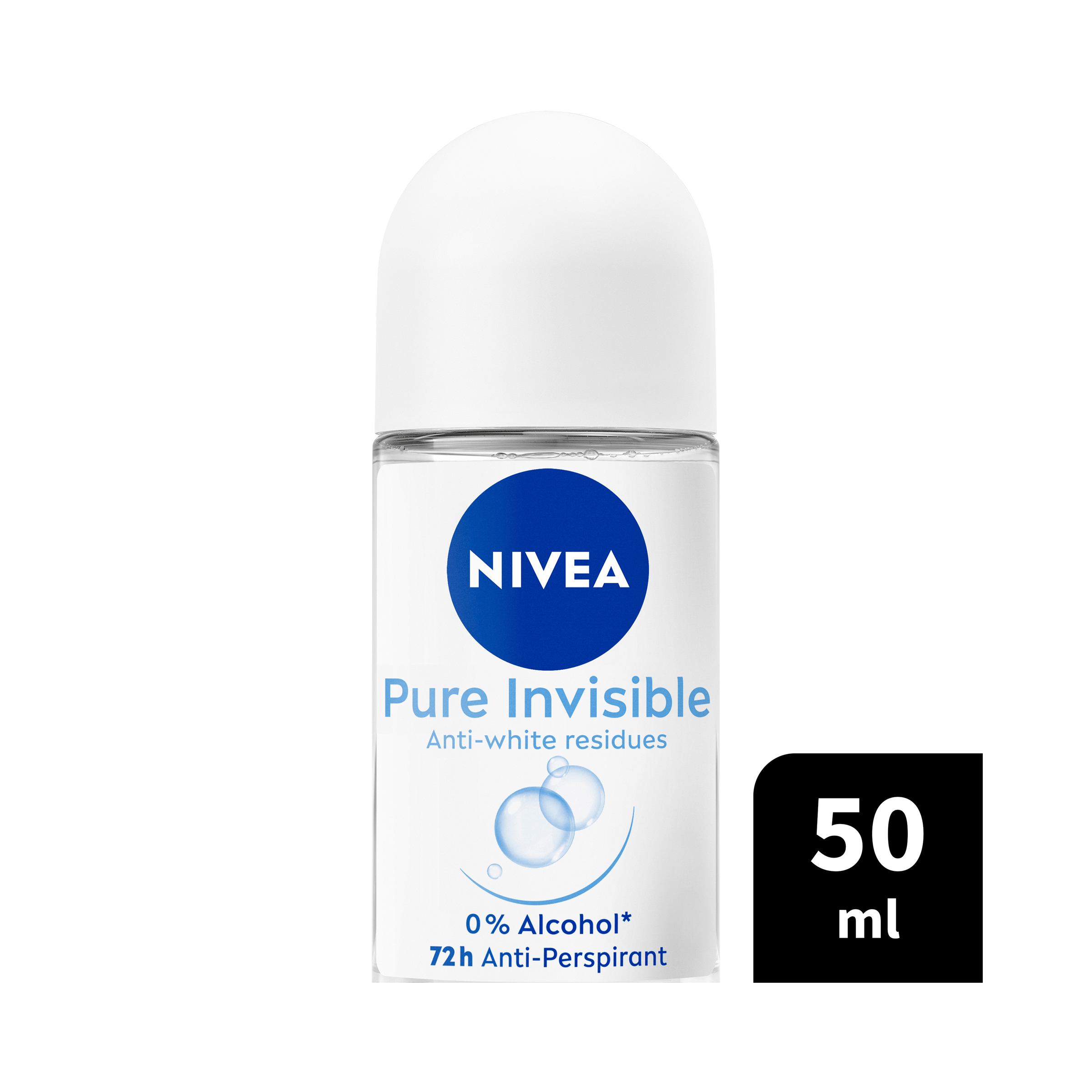 NIVEA WOMEN ANTIPERSPIRANT INVISIBLE PURE 48H ROLL ON 50ML - Image 9
