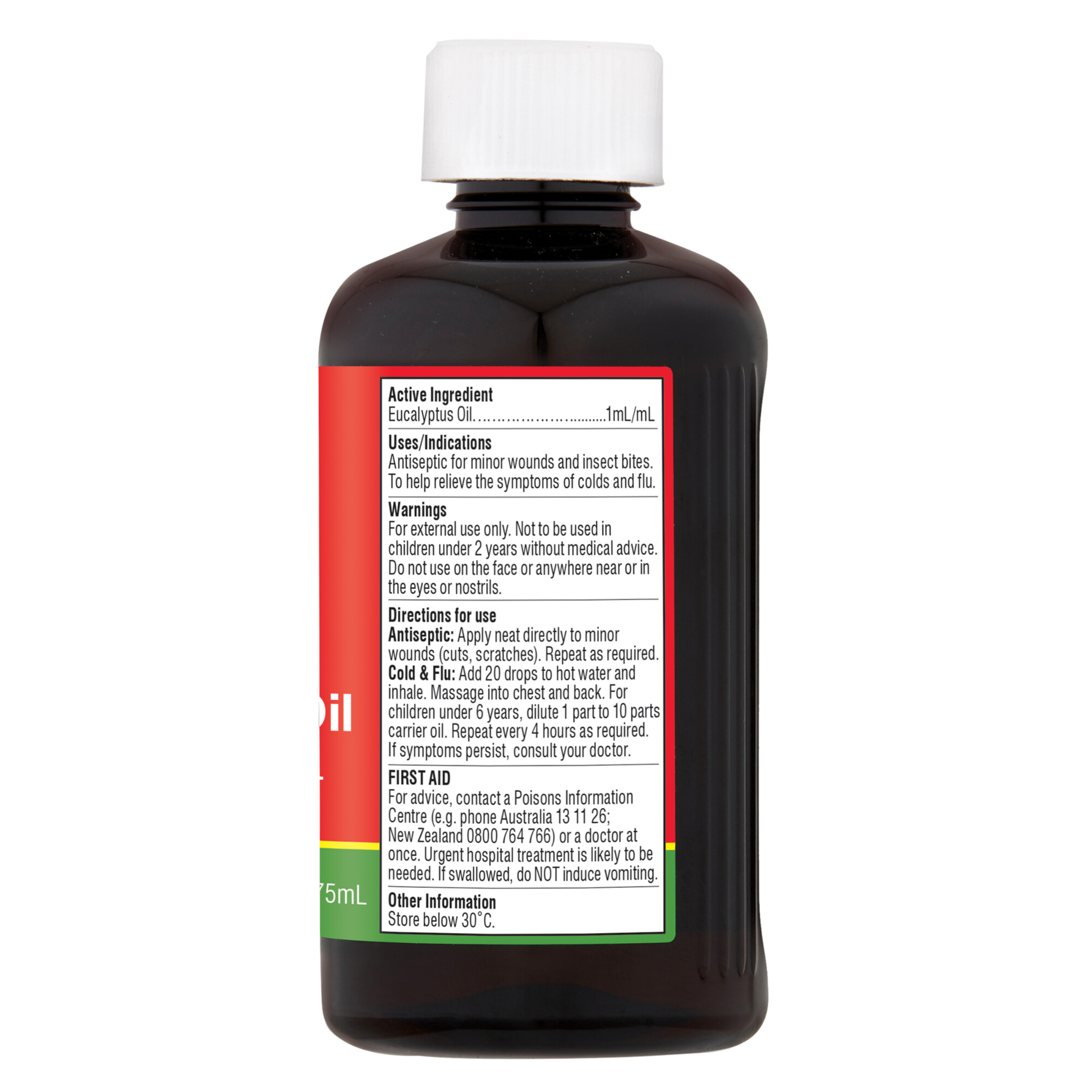 BOSISTOS EUCALYPTUS OIL 175ML - Image 3