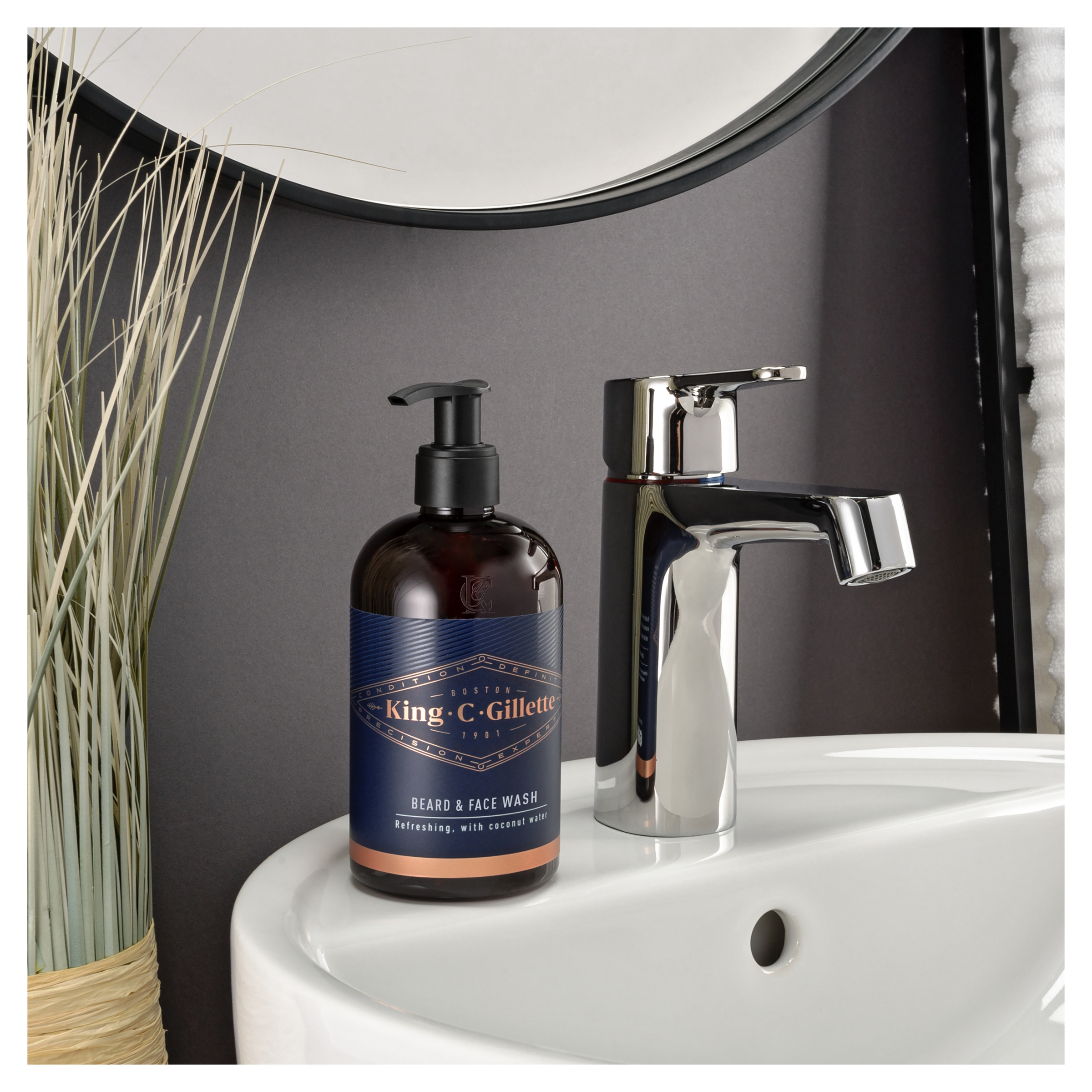 GILLETTE KING C BEARD AND FACE WASH 350ML - Image 4