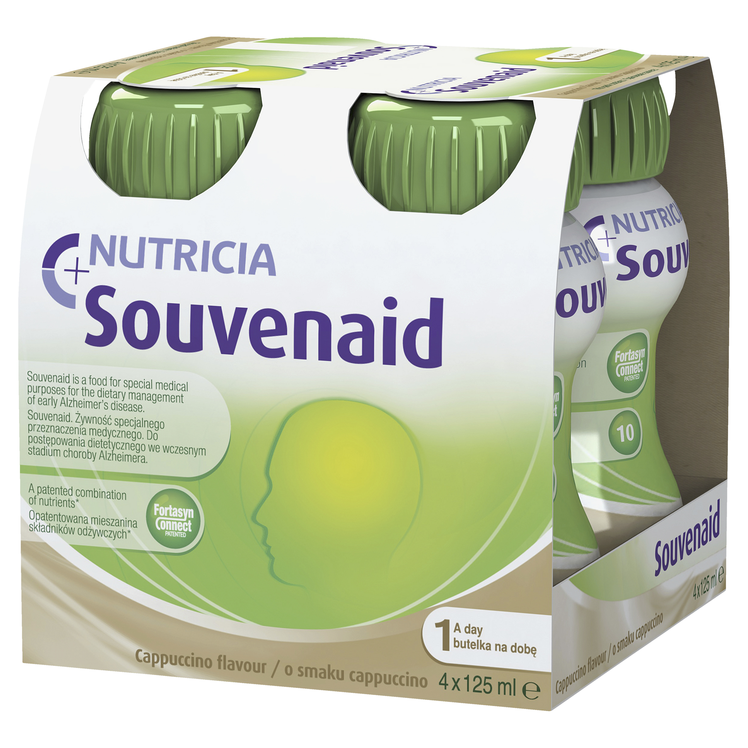 SOUVENAID CAPPUCINO READY TO DRINK 125ML 4 PACK