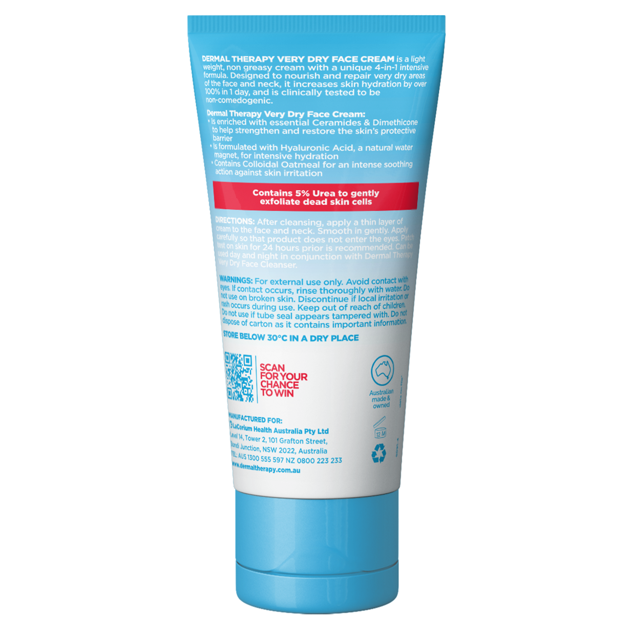 DERMAL THERAPY VERY DRY FACE CREAM 50G - Image 4