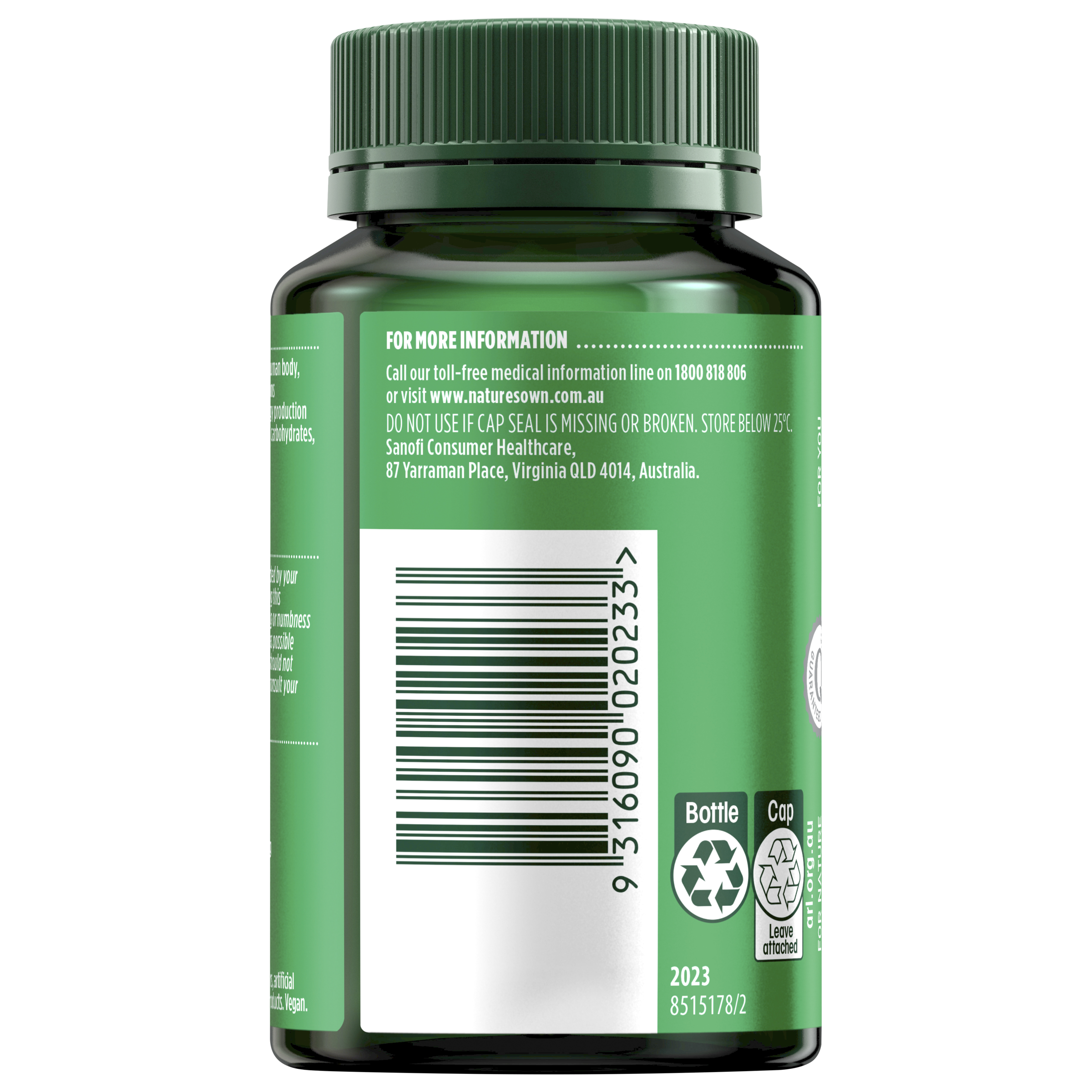 NATURES OWN ULTRA B FORTE 60 TABLETS - Image 4