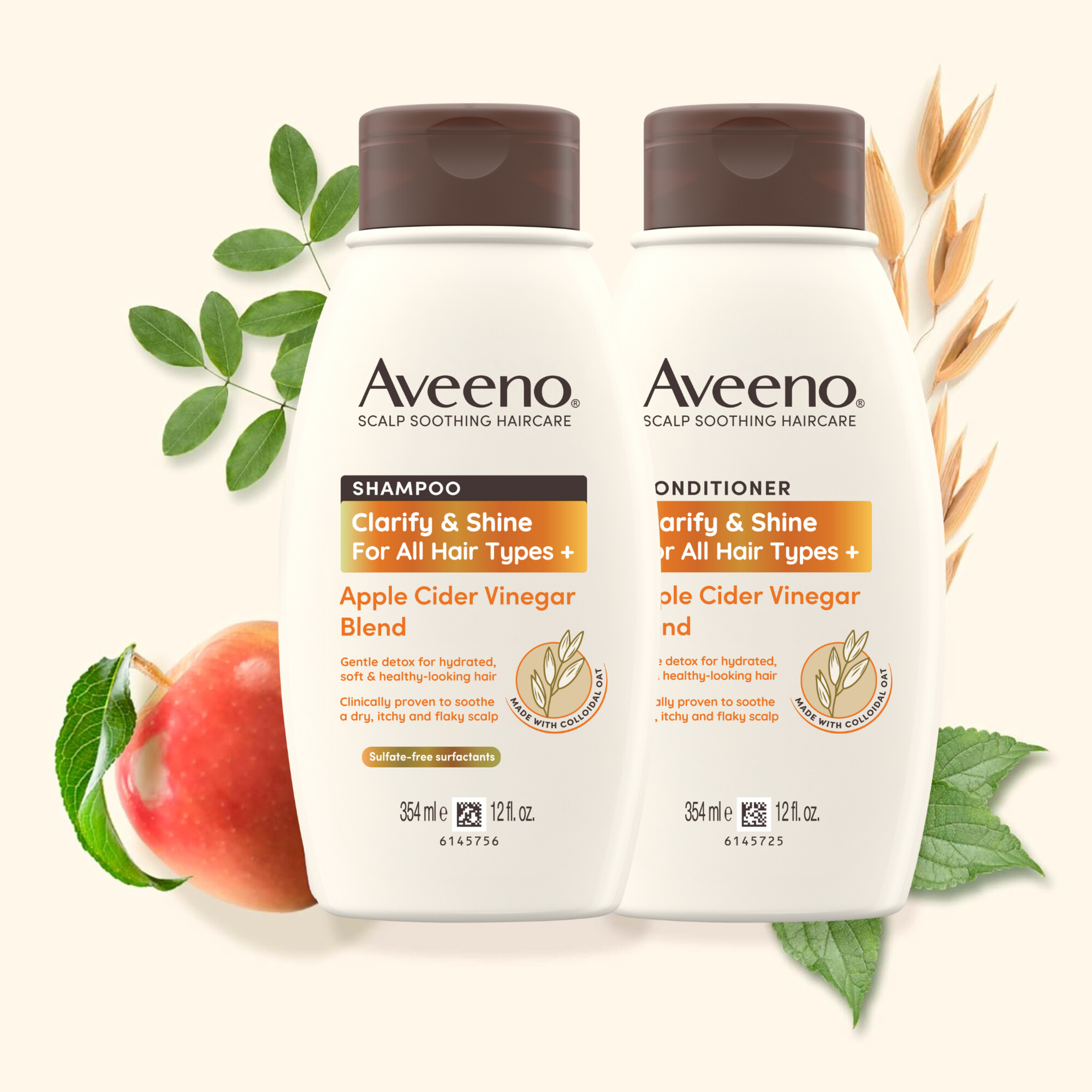 AVEENO CIDER VINEGAR SHAMPOO 354ML - Image 9