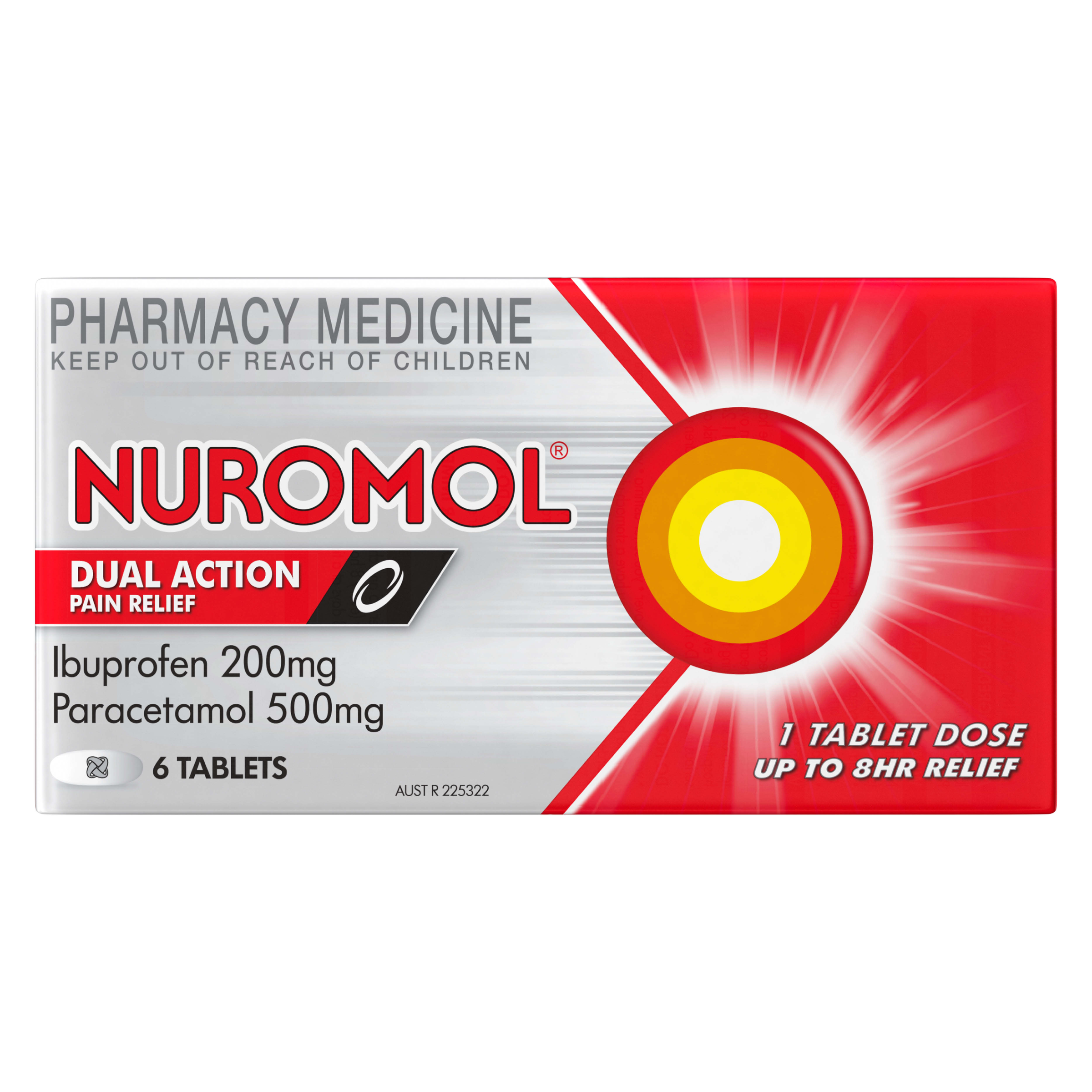 NUROMOL 6 TABLETS - Image 2