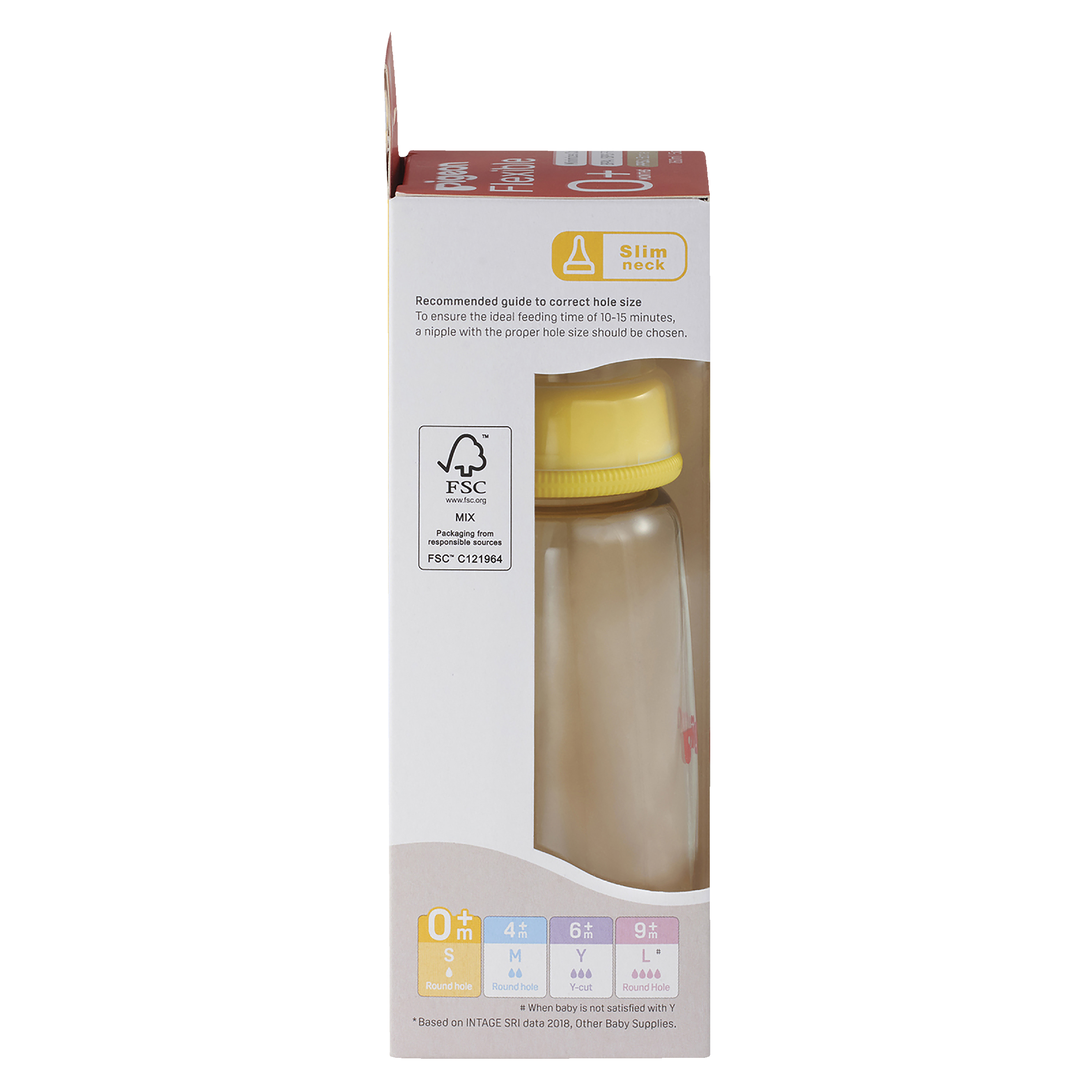 PIGEON BOTTLE SLIM NECK PERISTALTIC 160ML - Image 3