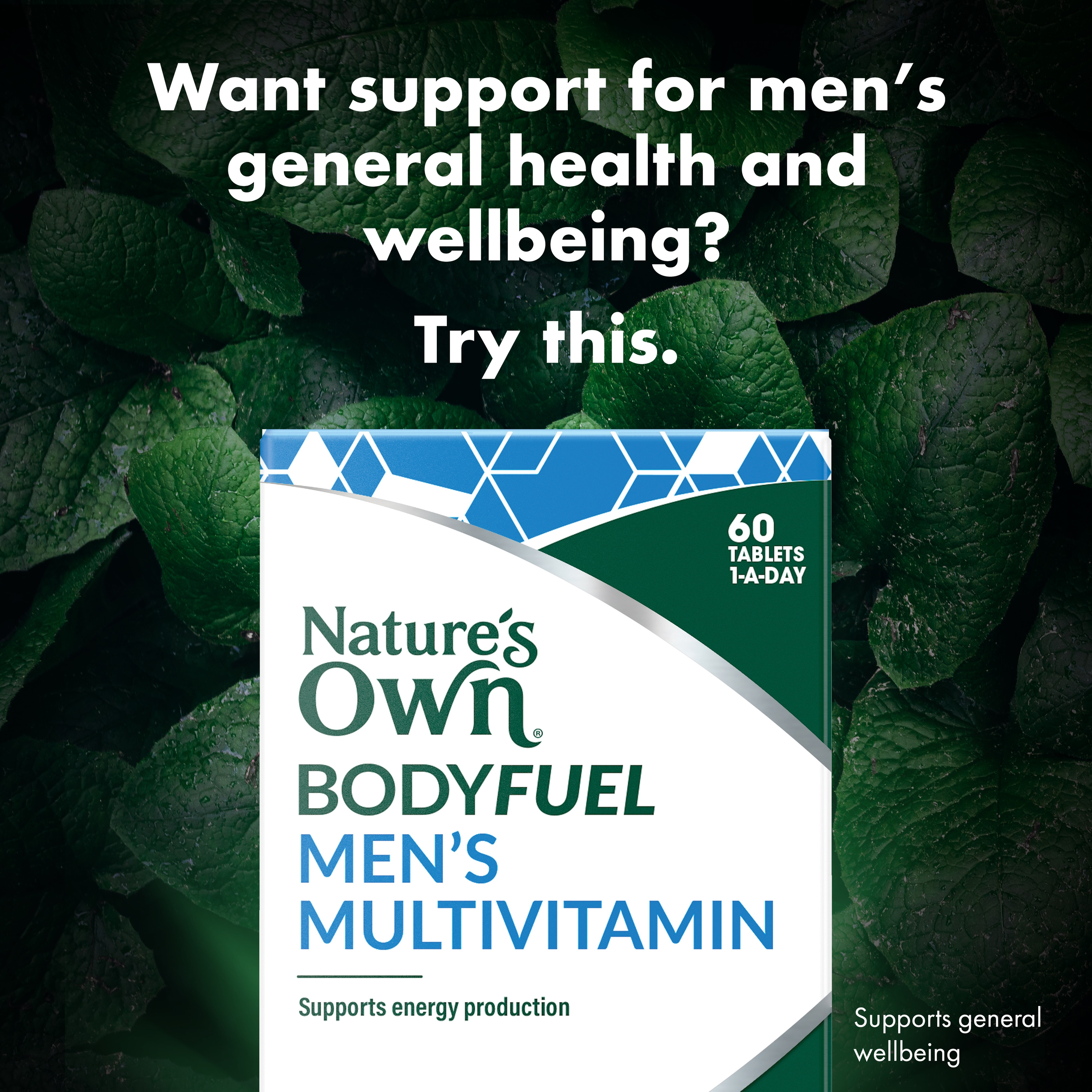 NATURES OWN MEN BODY FUEL MULTIVITAMINS 60 TABLETS - Image 6