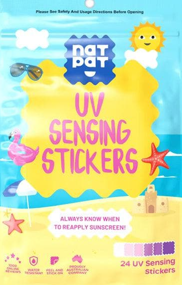 NATPAT KIDS SUNNYPATCH UV SENSING STICKERS