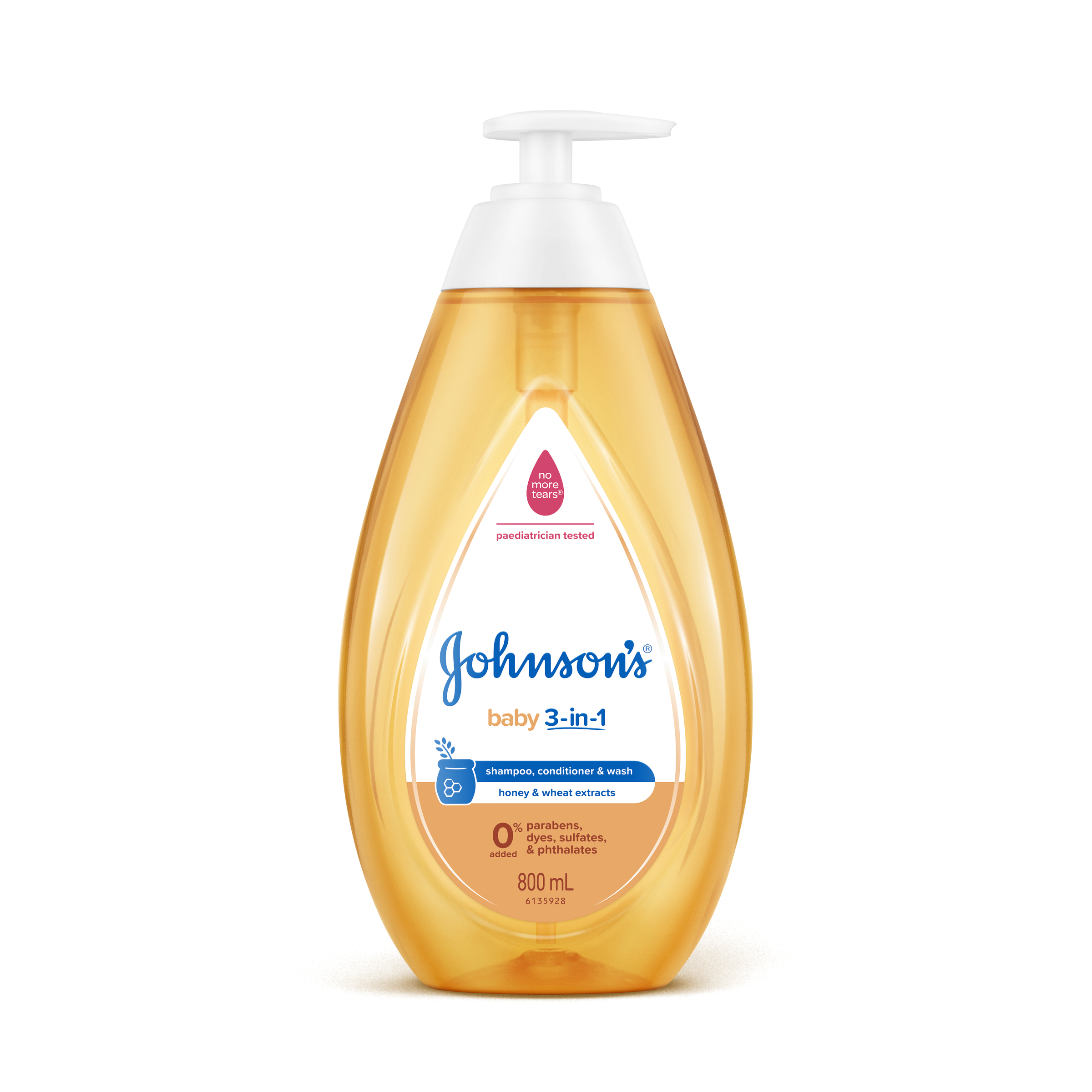 J&J BABY CONDITIONING SHAMPOO 800ML