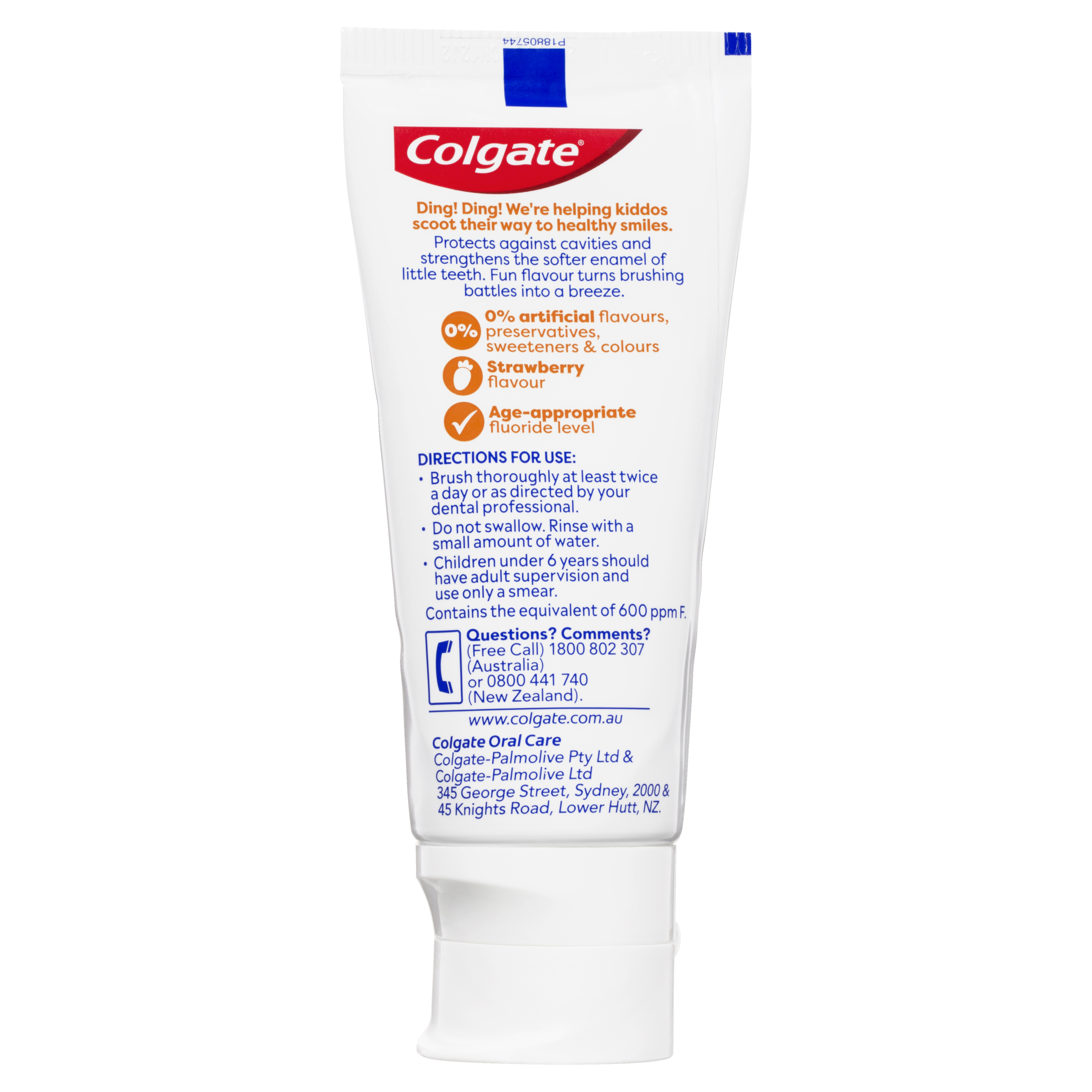 COLGATE TOOTHPASTE KIDS STRAWBERRY 4-6 YEARS 80G - Image 9
