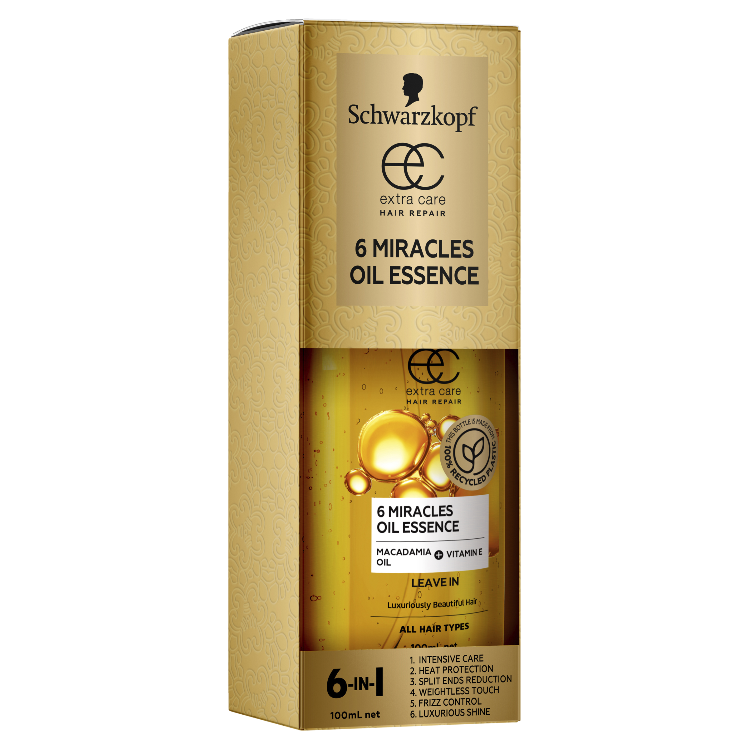 SCHWARZKOPF EXTRA CARE 6 MIRACLES OIL TREATMENT 100ML