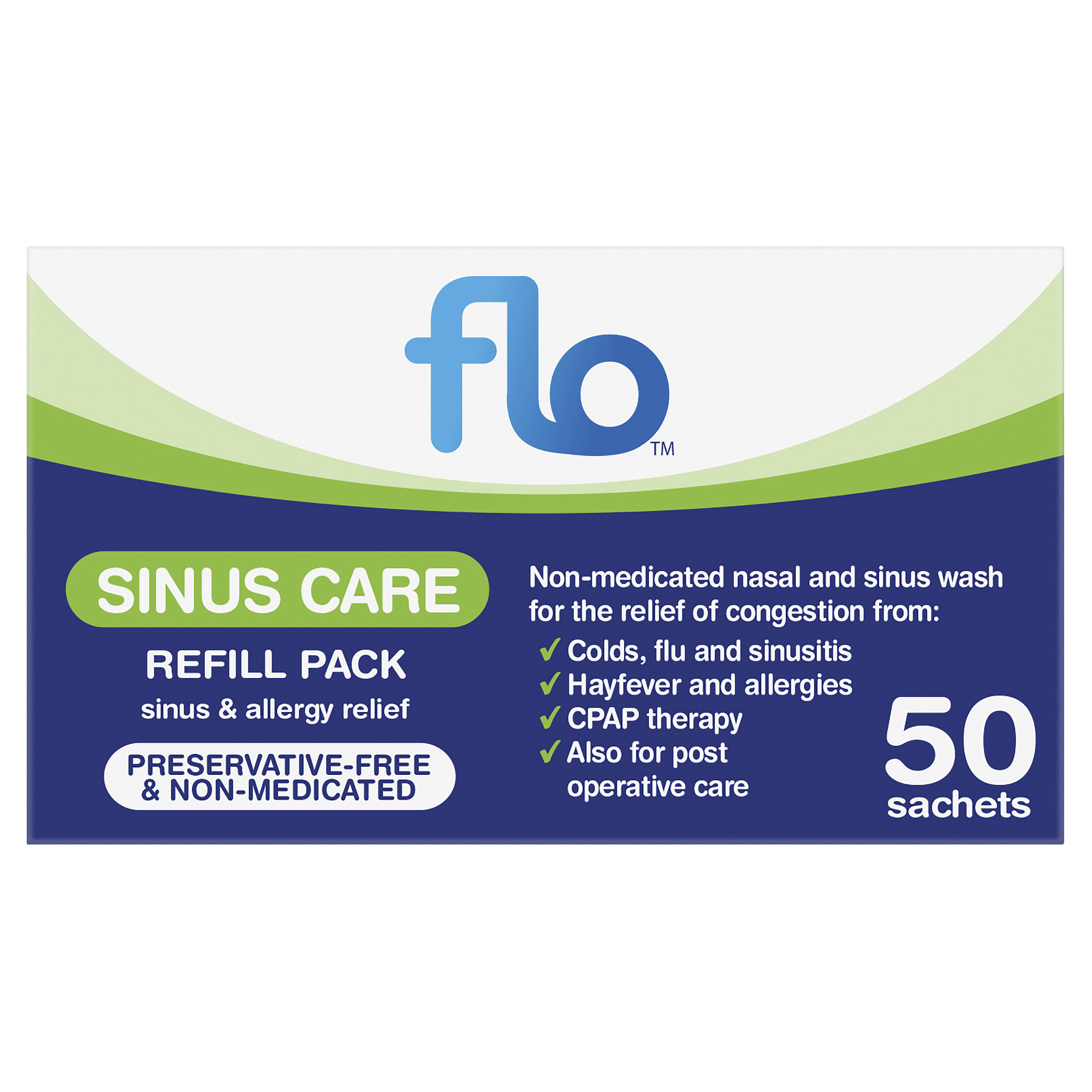 FLO SINUS CARE REFILL 50 SACHETS - Image 2