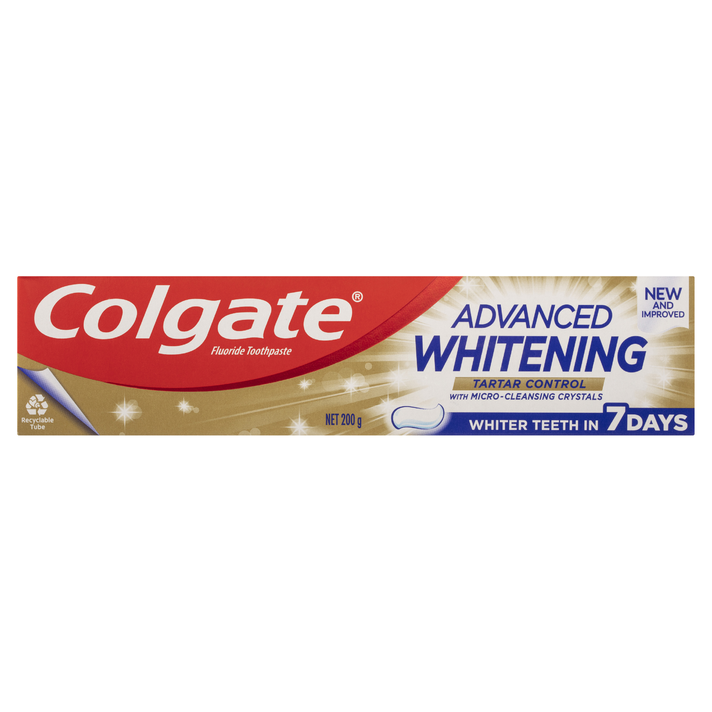 COLGATE TOOTHPASTE ADVANCED WHITENING TARTAR CONTROL 200G - Image 2