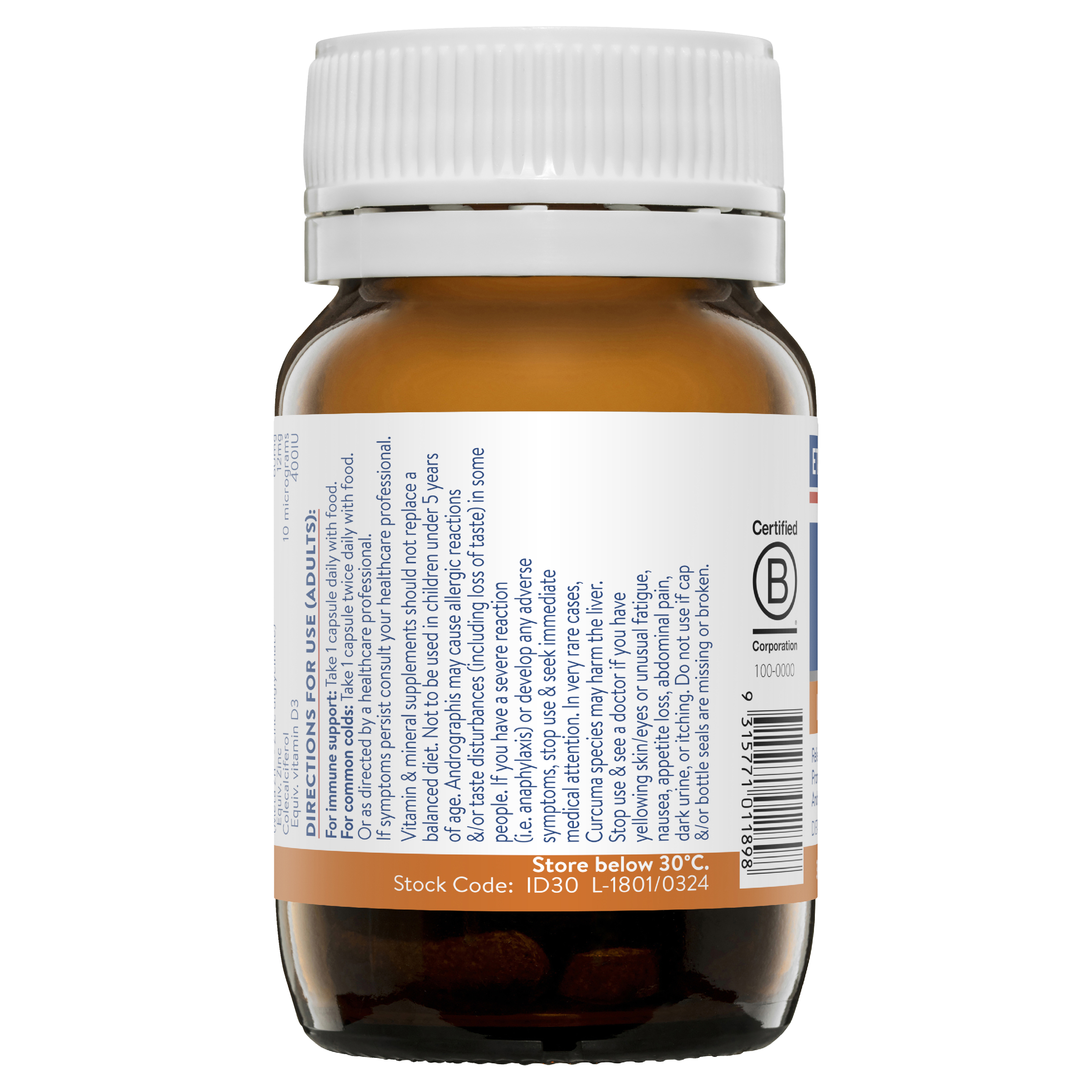 ETHICAL NUTRIENTS IMMUNE DEFENCE 60 CAPSULES - Image 2