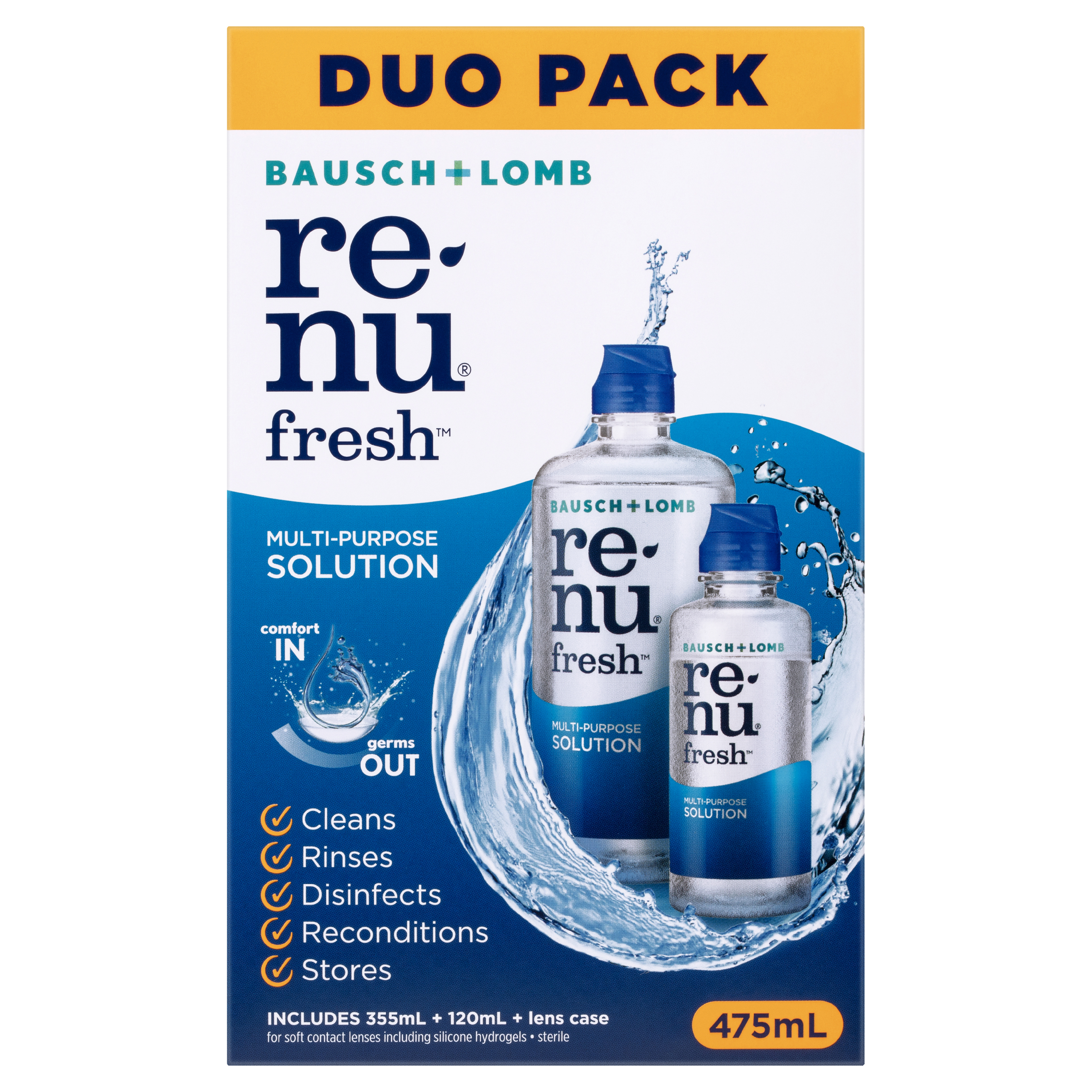 RENU FRESH MULTI-PURPOSE DUO SOLUTION 355ML + 120ML - Image 4