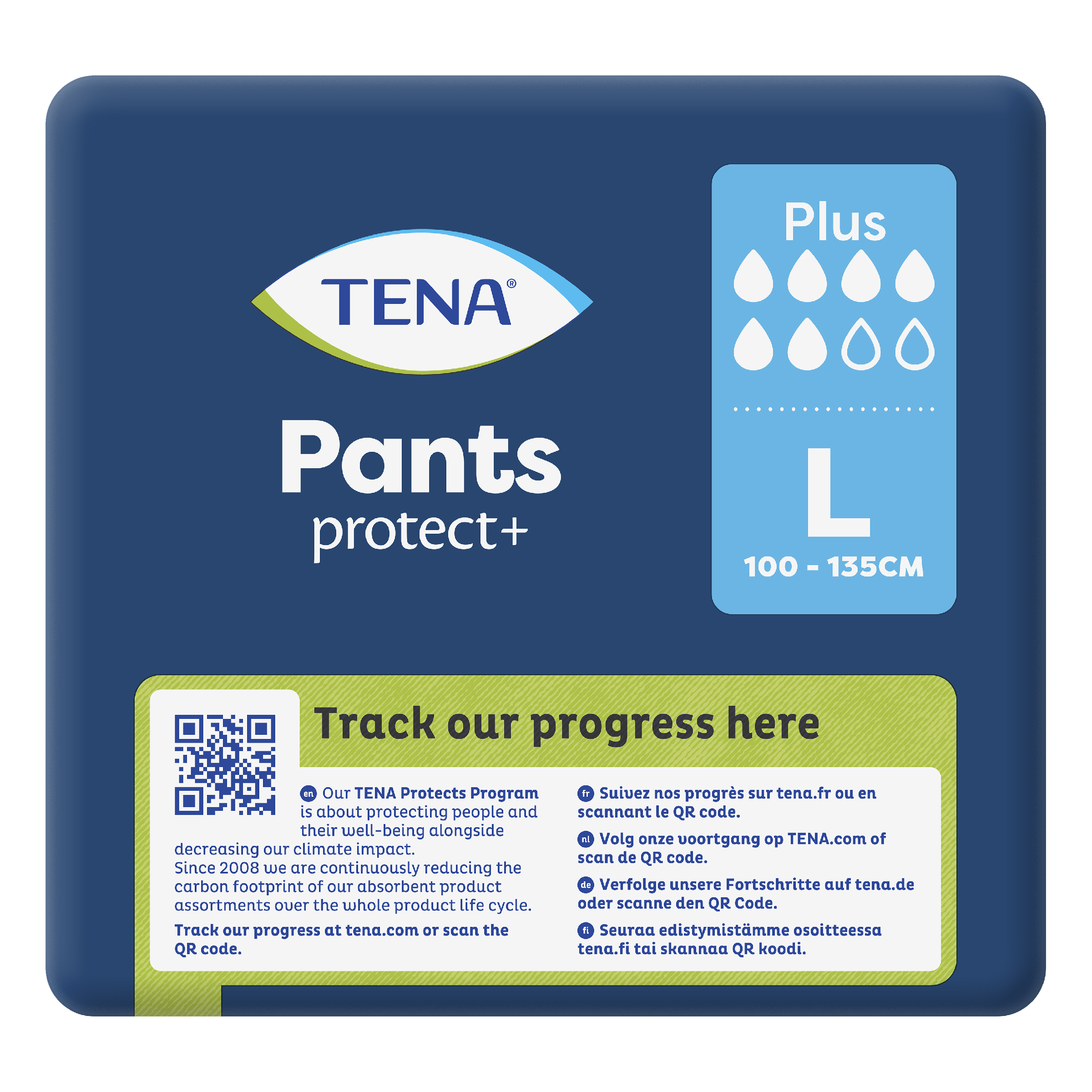 TENA PROSKIN UNISEX PANTS 6D PLUS LARGE 8 PACK - Image 5